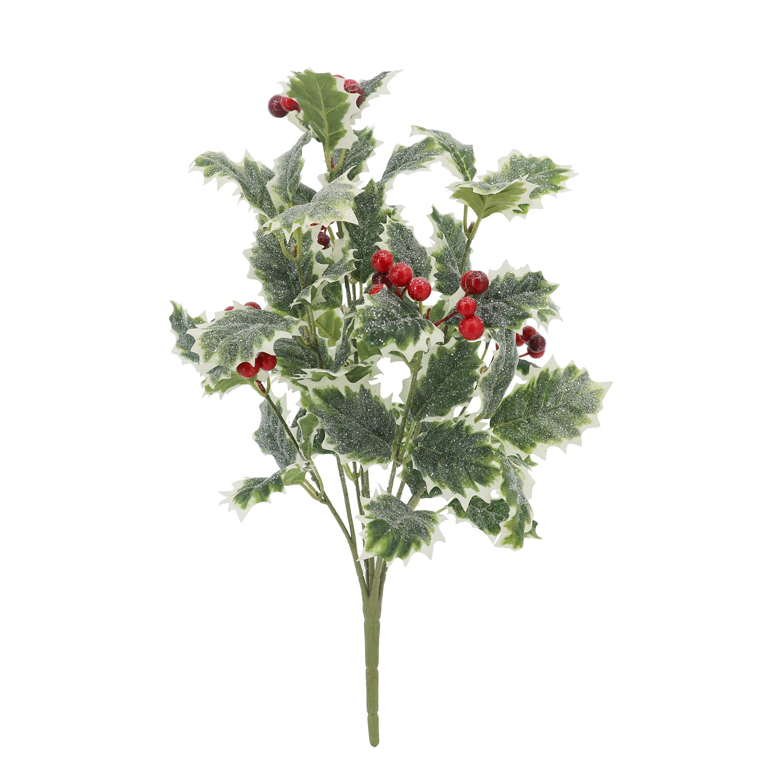 21.5&#x22; Icy Holly Leaf &#x26; Red Berry Deluxe Bush by Ashland&#xAE;