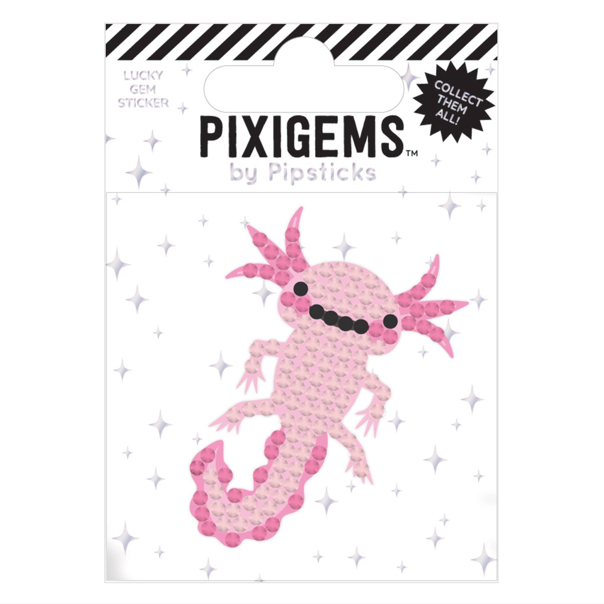 Pixigems&#x2122; Alvin Axolotl Sticker