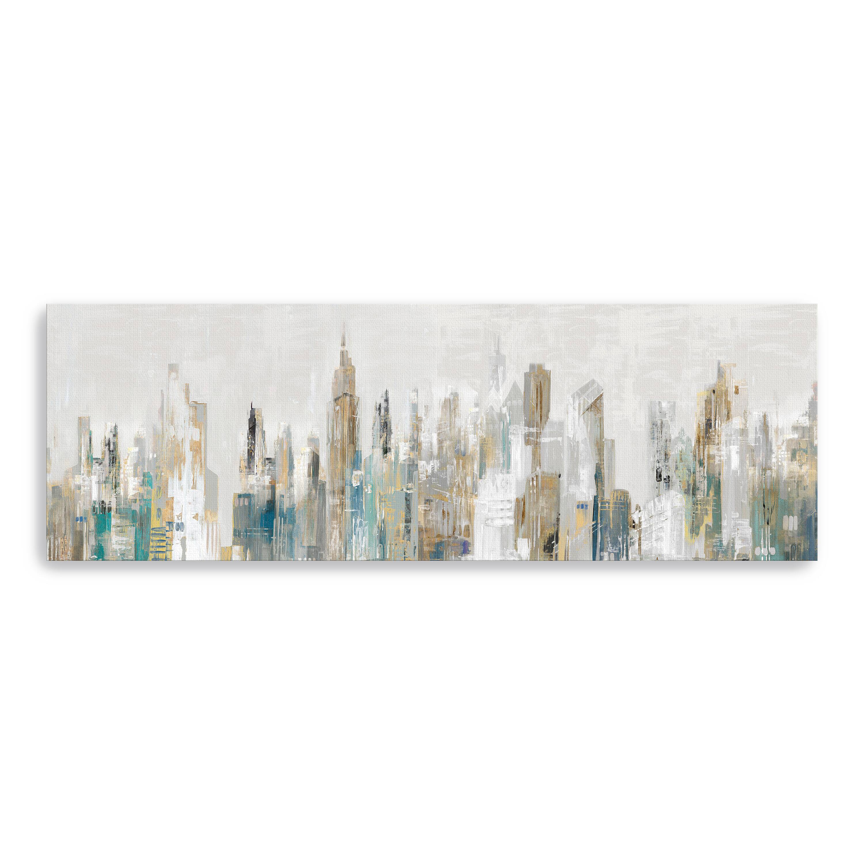 Golden Winter City II Canvas Giclee