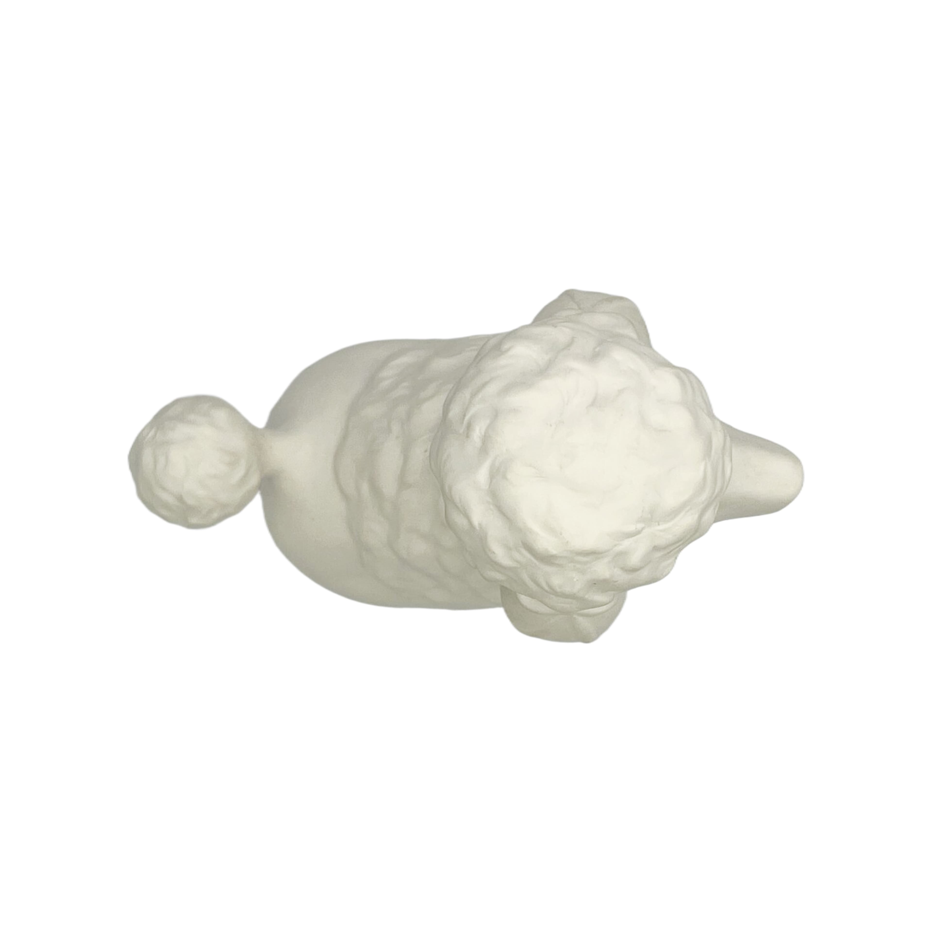 7&#x22; LED DIY Ceramic Poodle D&#xE9;cor by Make Market&#xAE;