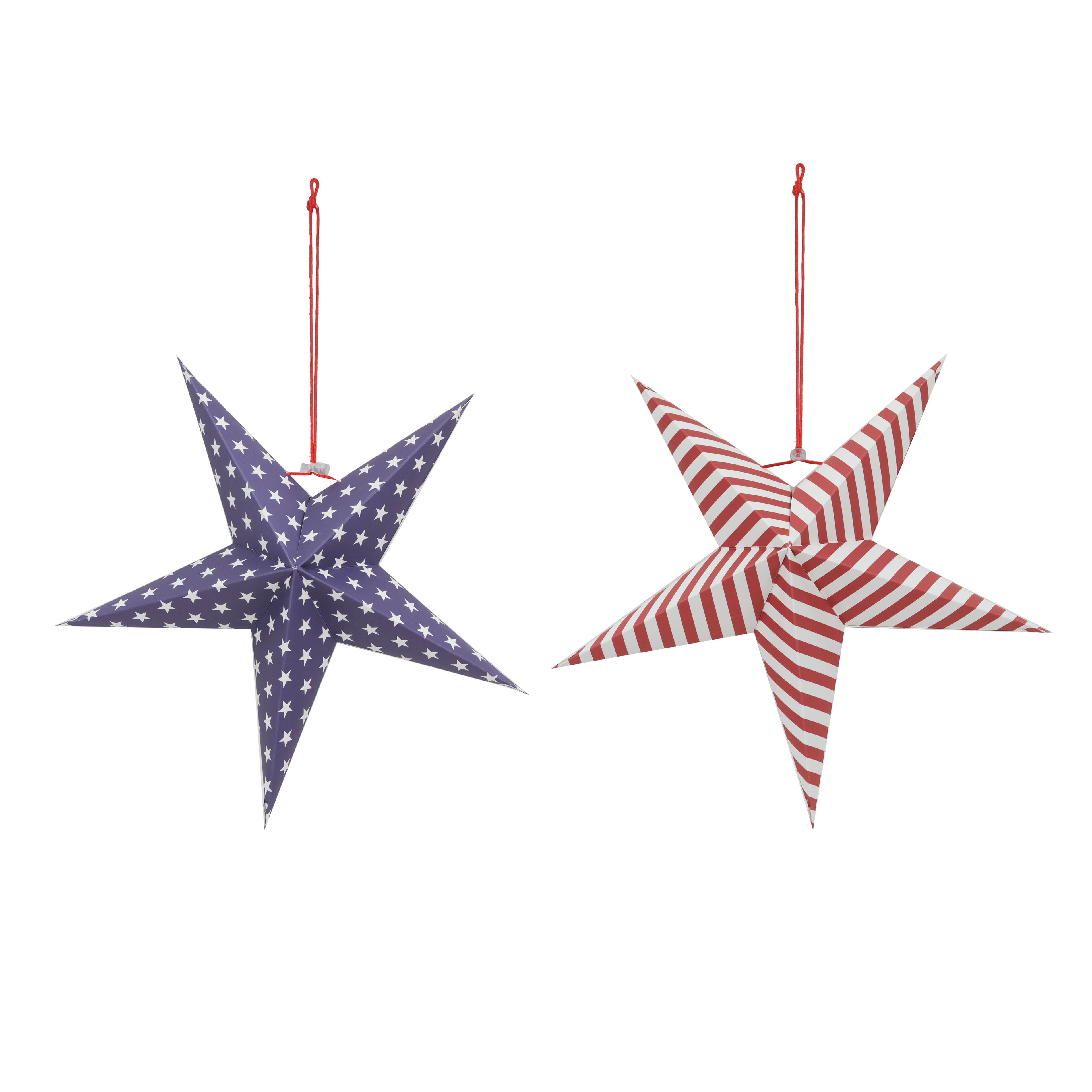 Assorted Large Patriotic Star D&#xE9;cor by Celebrate It&#x2122;, 1pc.