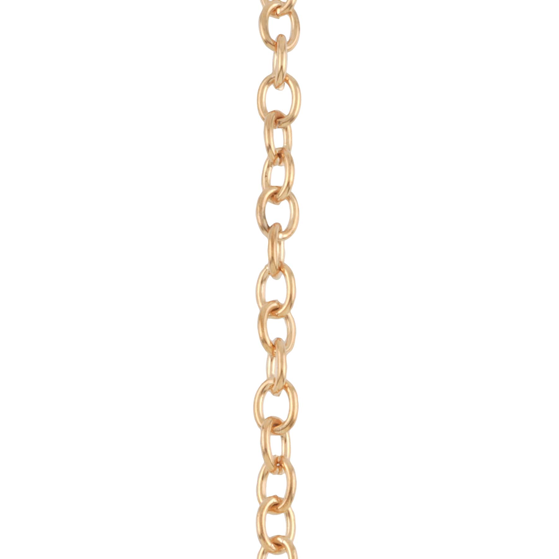 7.5&#x22; Gold Cable Charm Bracelet by Bead Landing&#x2122;