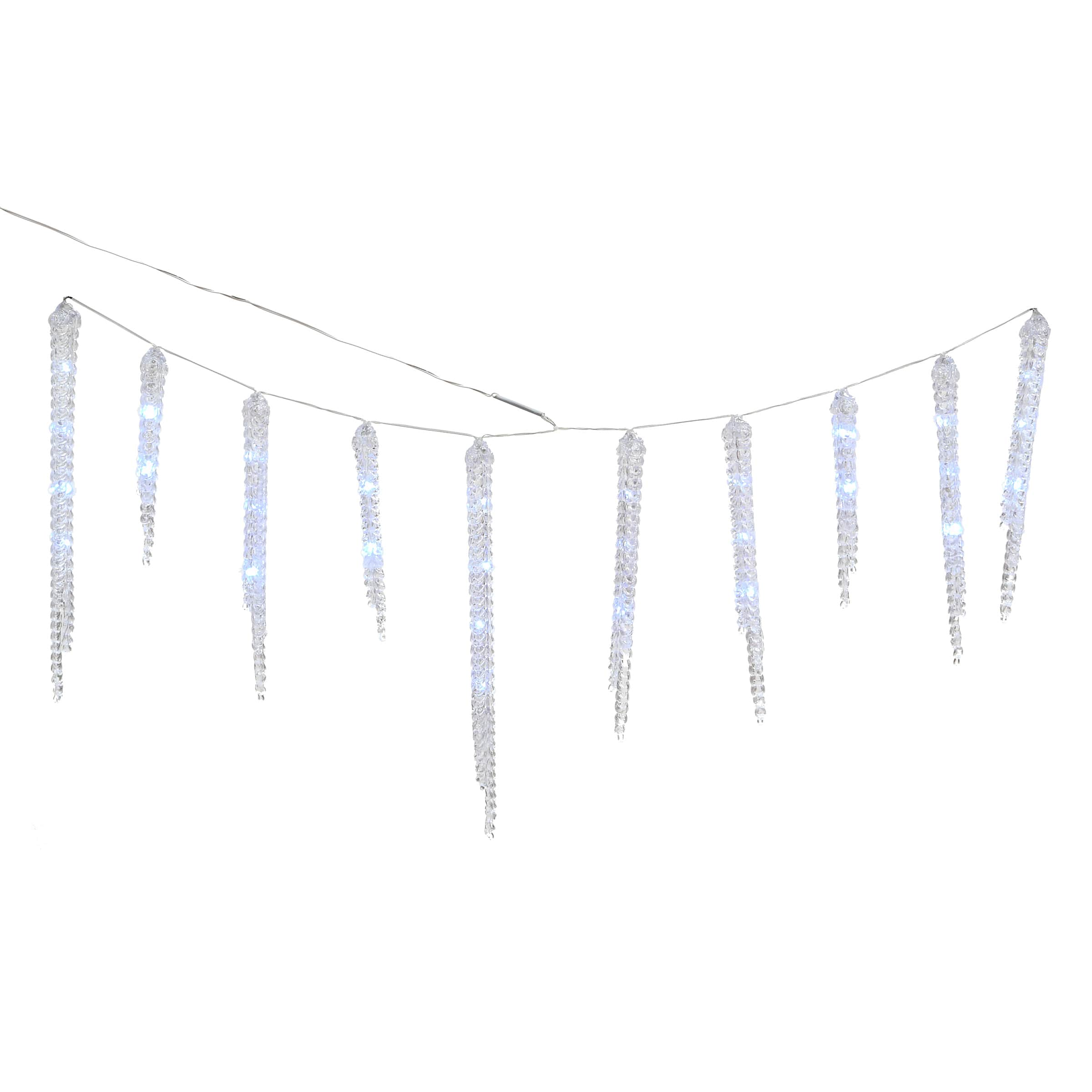 Crystal Icicles with LED Lights Decoration