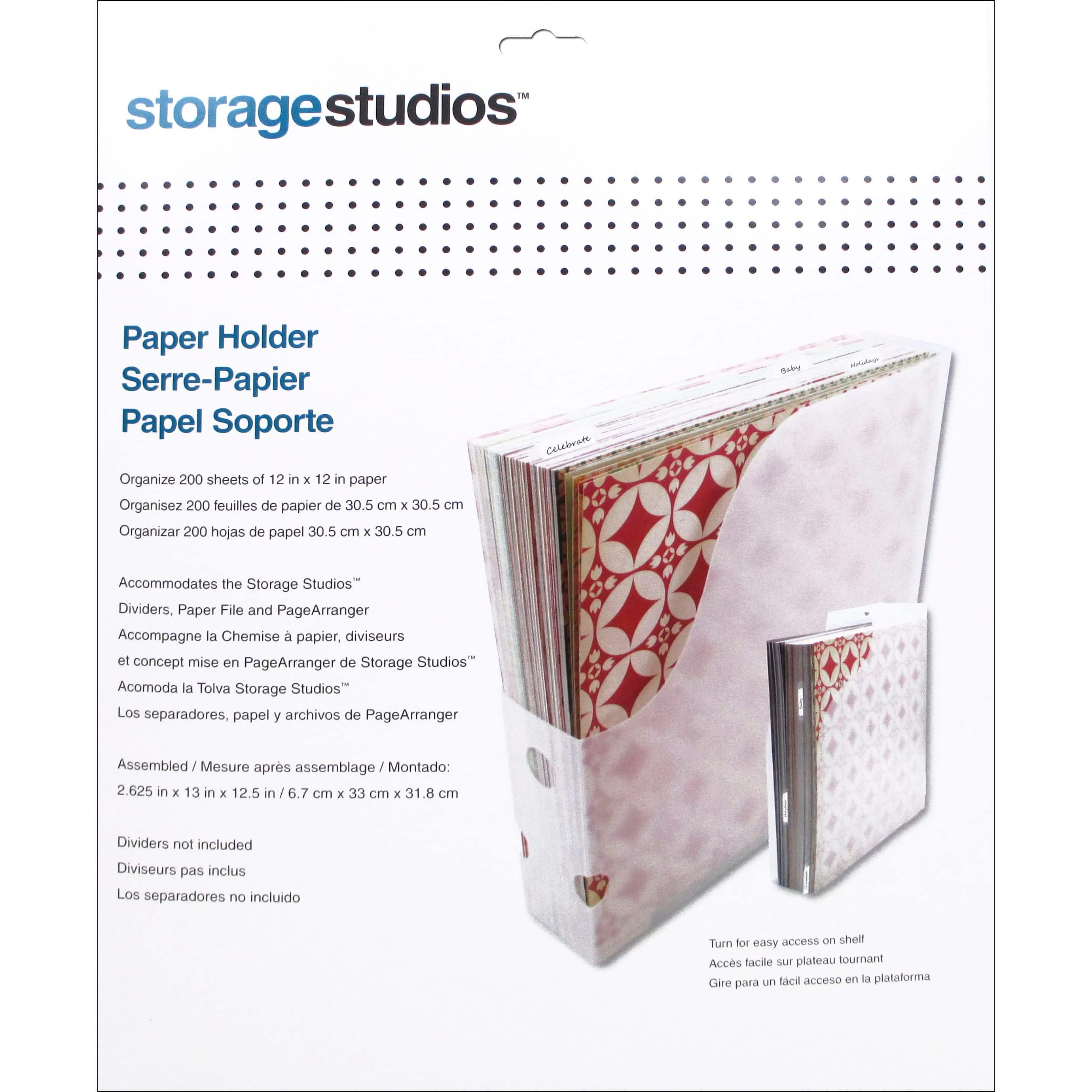 Storage Studios® 12 x 12 Paper Holder