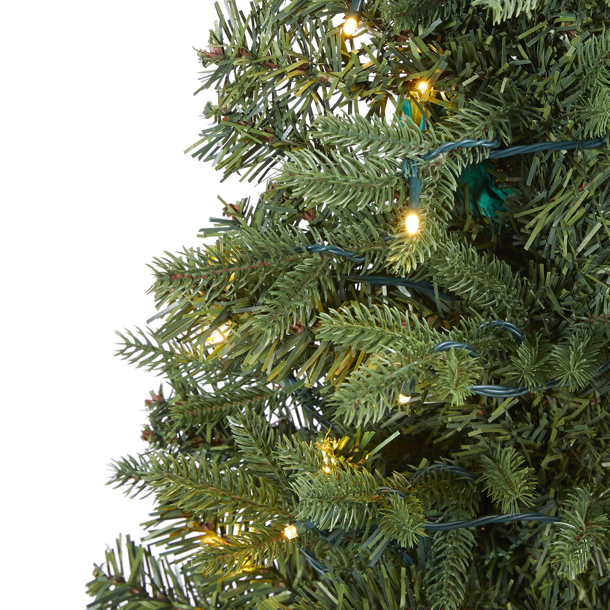 4ft. Pre-Lit Vermont Fir Artificial Christmas Tree with Clear LED Lights