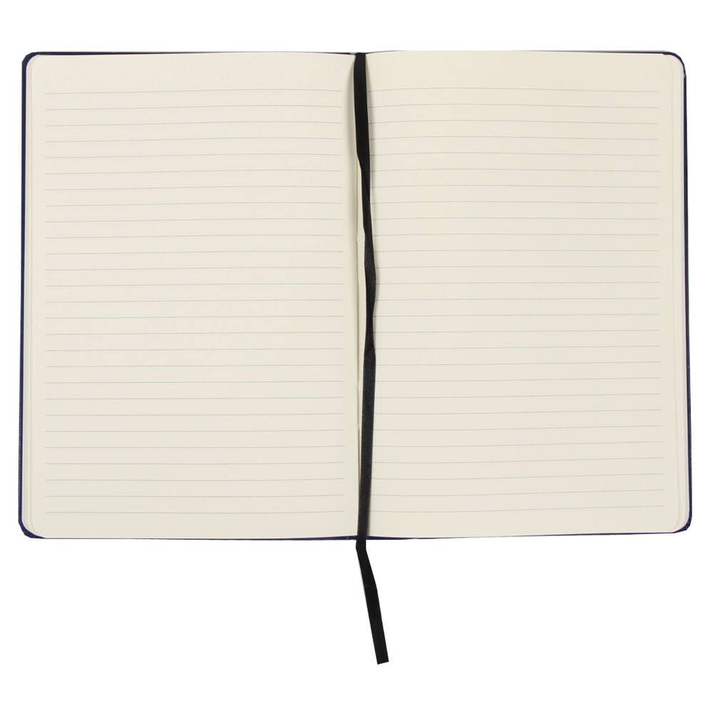 JAM Paper Large Hardcover Notebook with Elastic Band