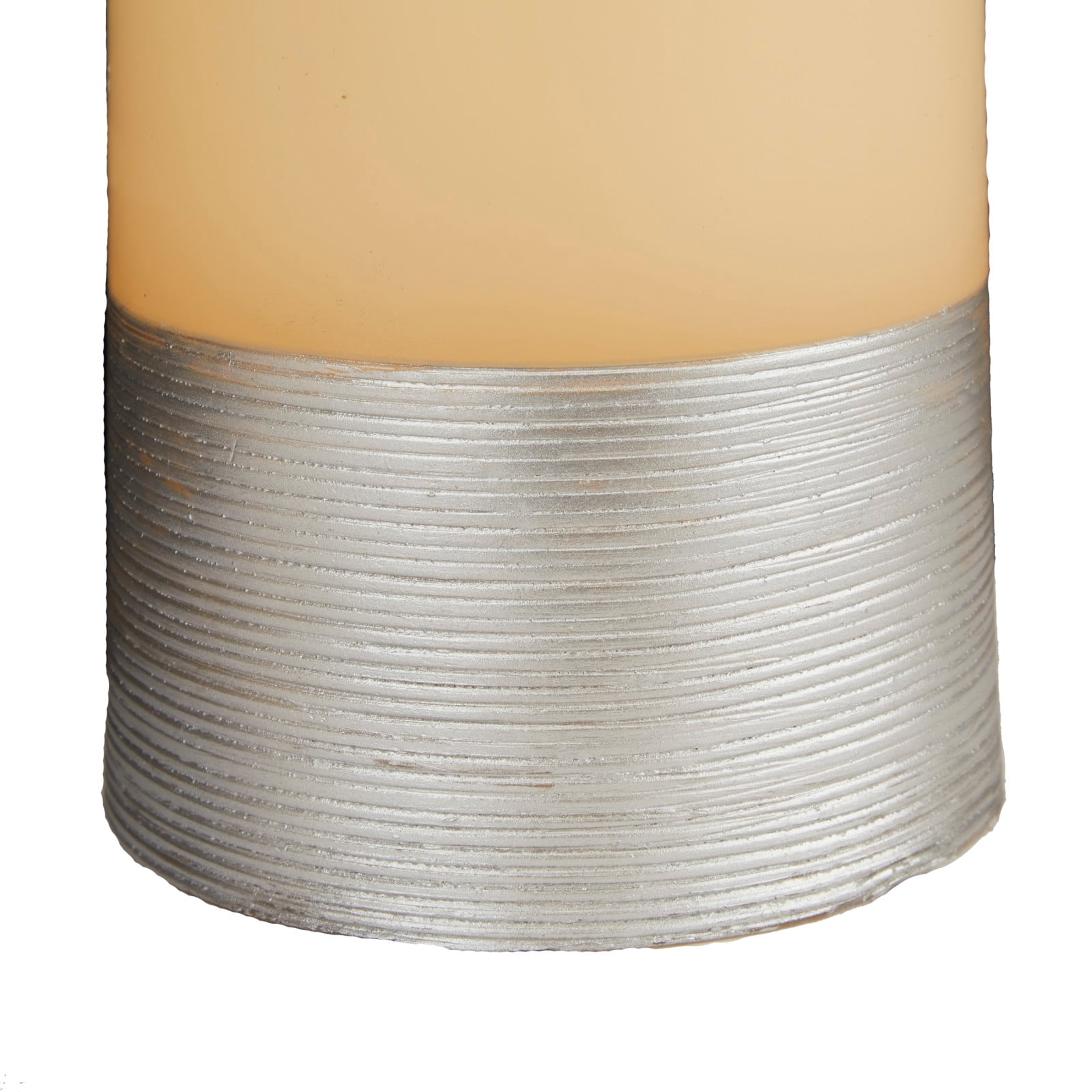 White Traditional Flameless Candle Set