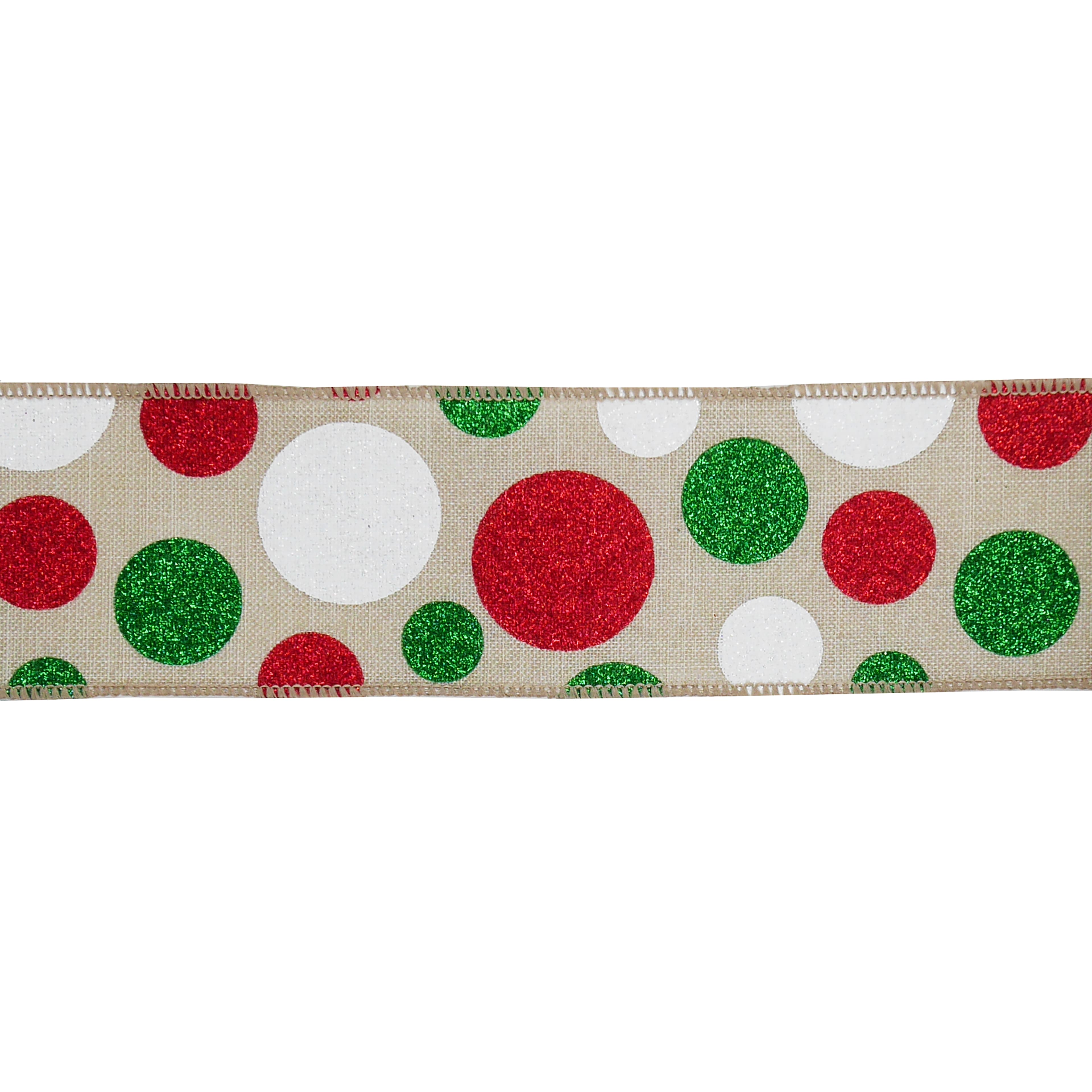 2.5" x 80ft. Whimsy Dots Wired Jumbo Ribbon by Celebrate It®