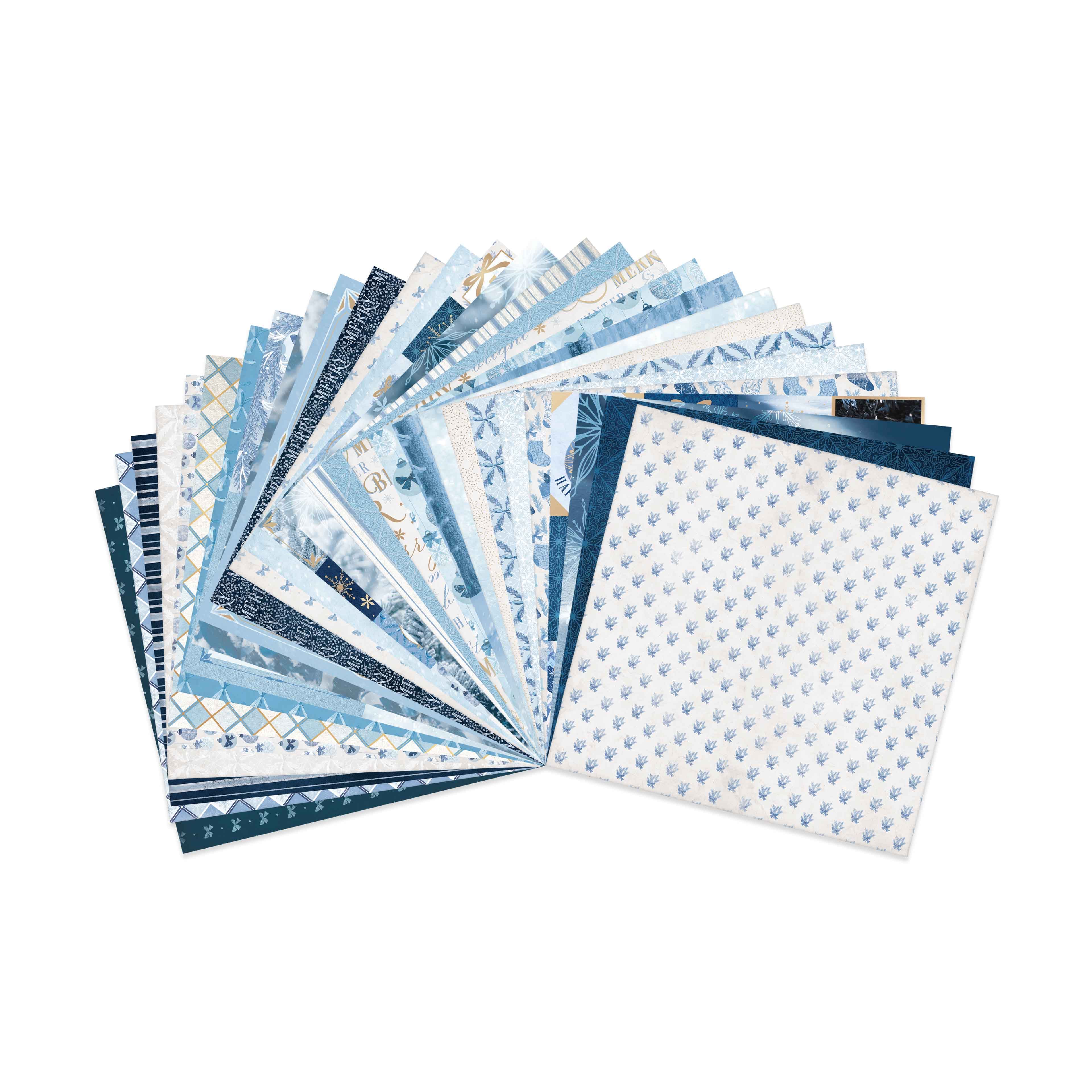 12&#x22; x 12&#x22; Blue Christmas Paper Pad by Recollections&#x2122;