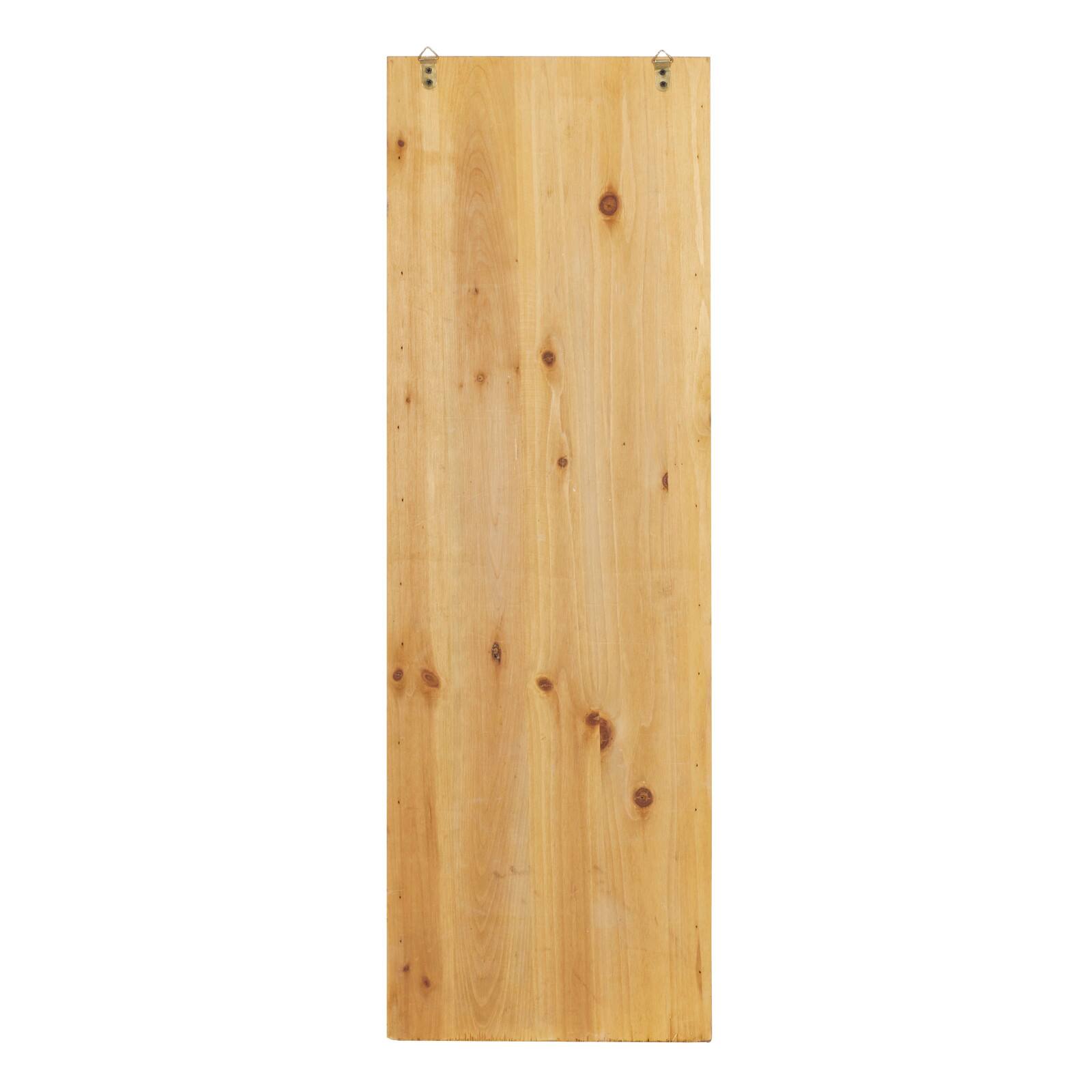 36&#x22; Brown Wood Traditional Magazine Rack Holder