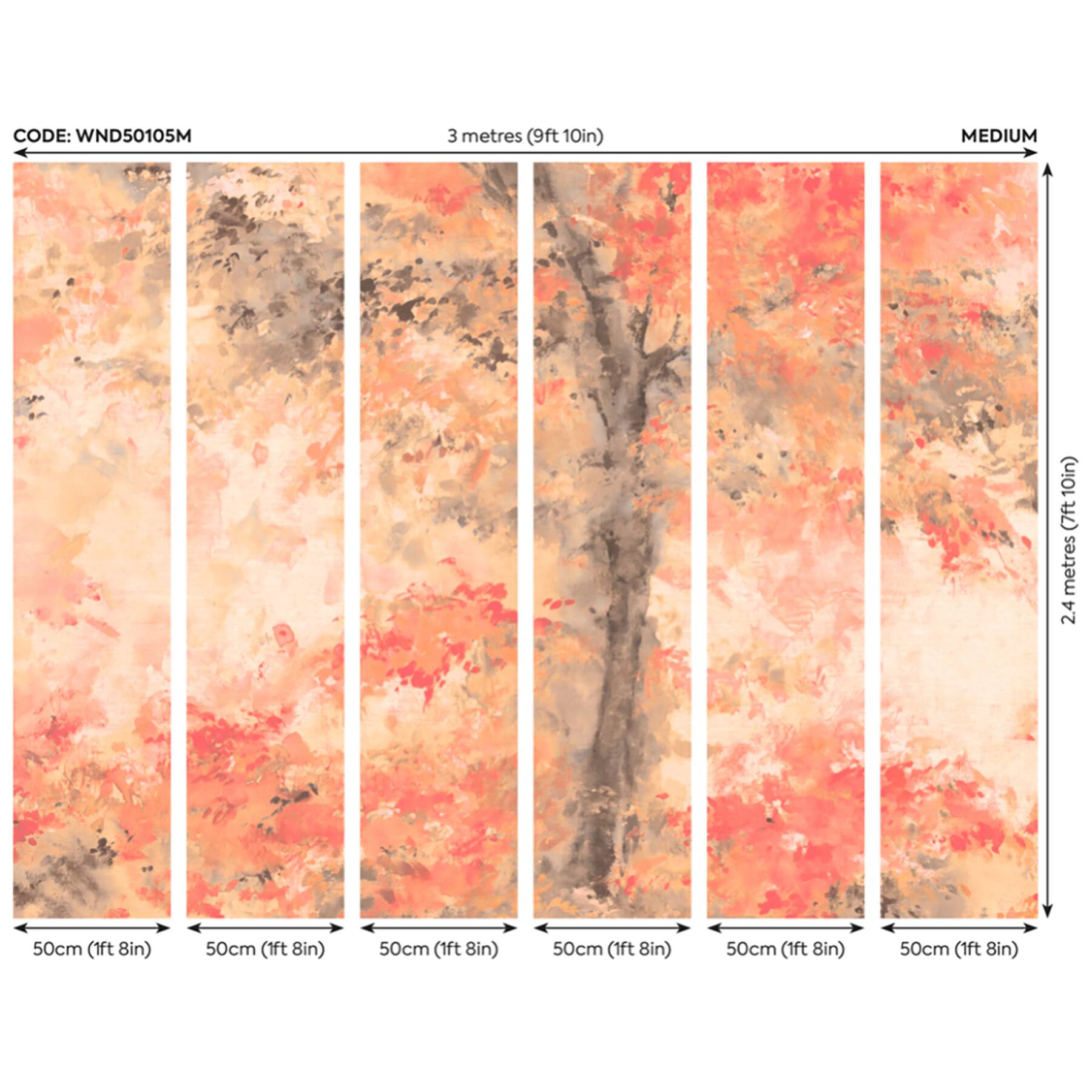 Ohpopsi Autumnal Dapple Wall Mural