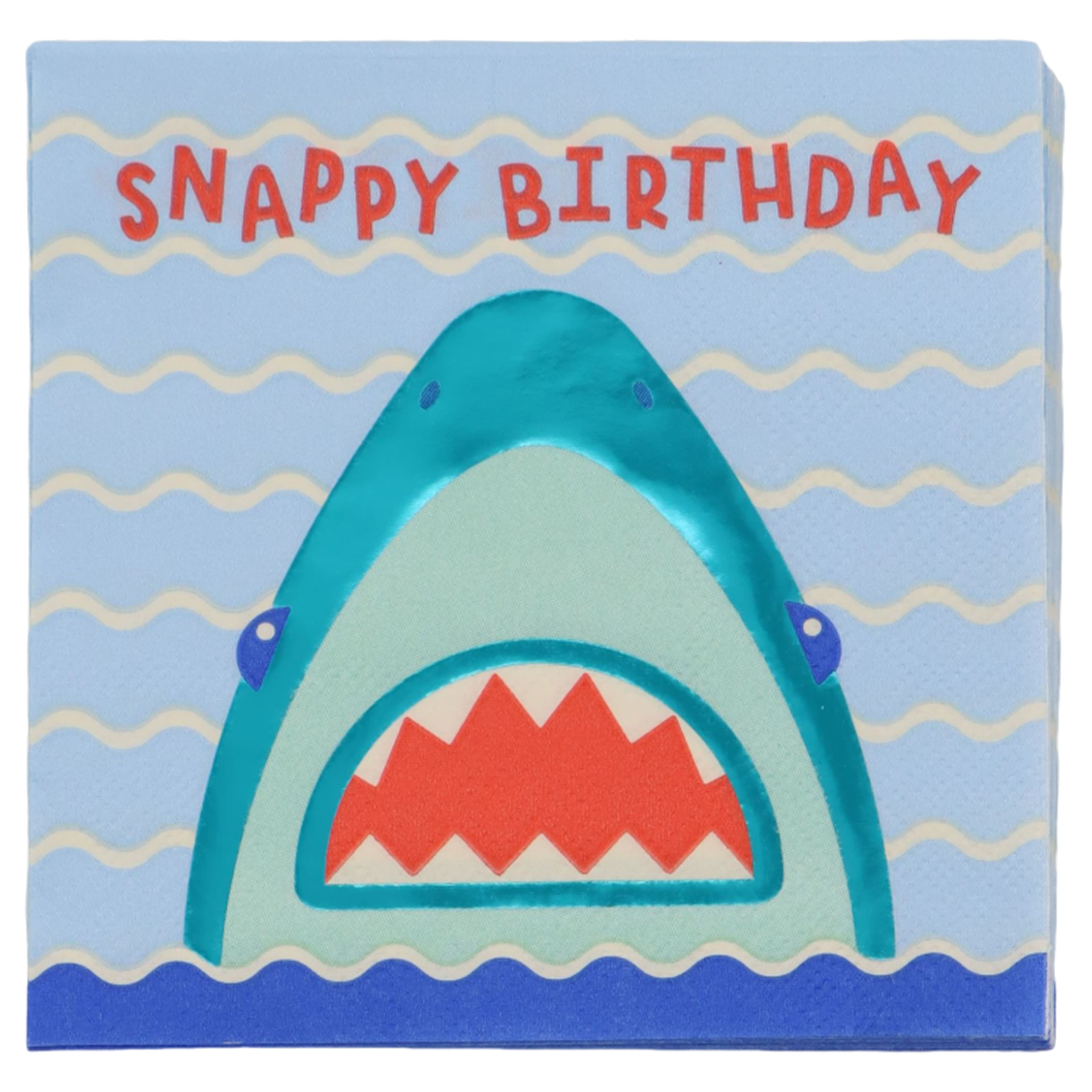 Birthday Shark Beverage Napkins, 20ct. by Celebrate It™
