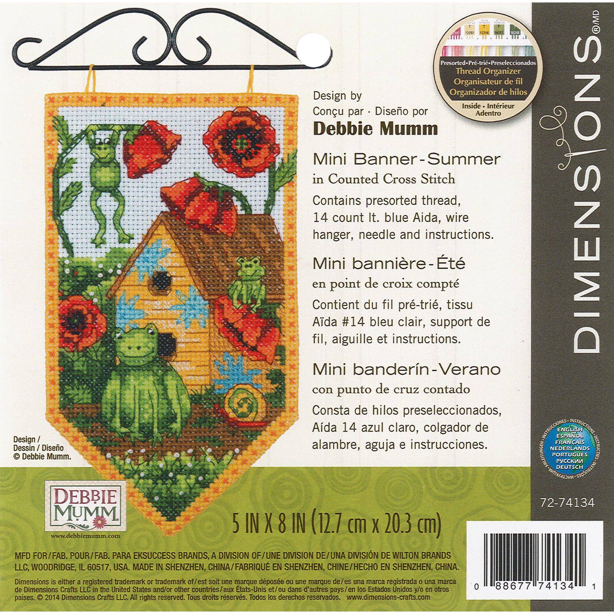 Dimensions Banner Summer Cross Stitch