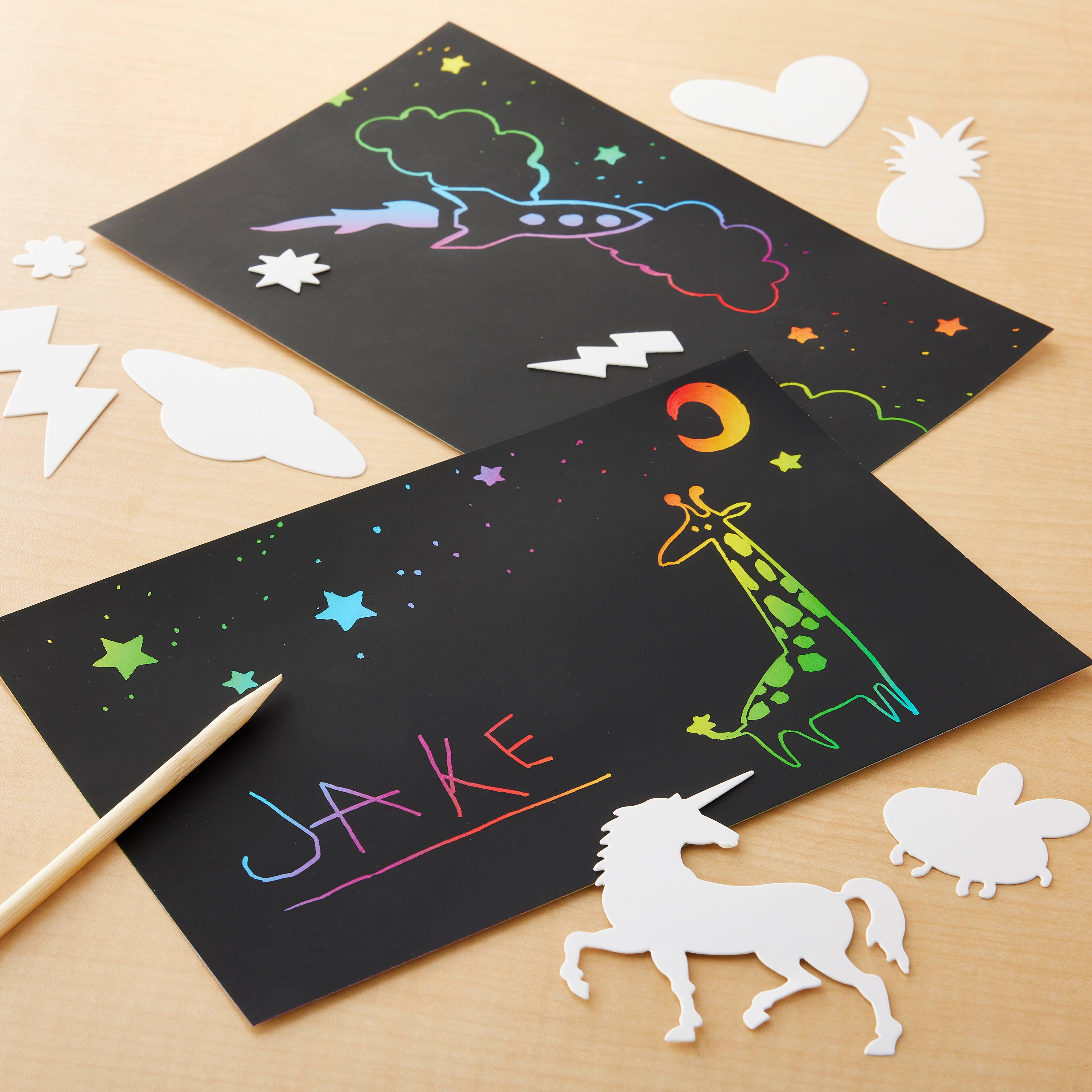 12 Pack: Color Zone&#xAE; Rainbow Scratch N&#x27; Color