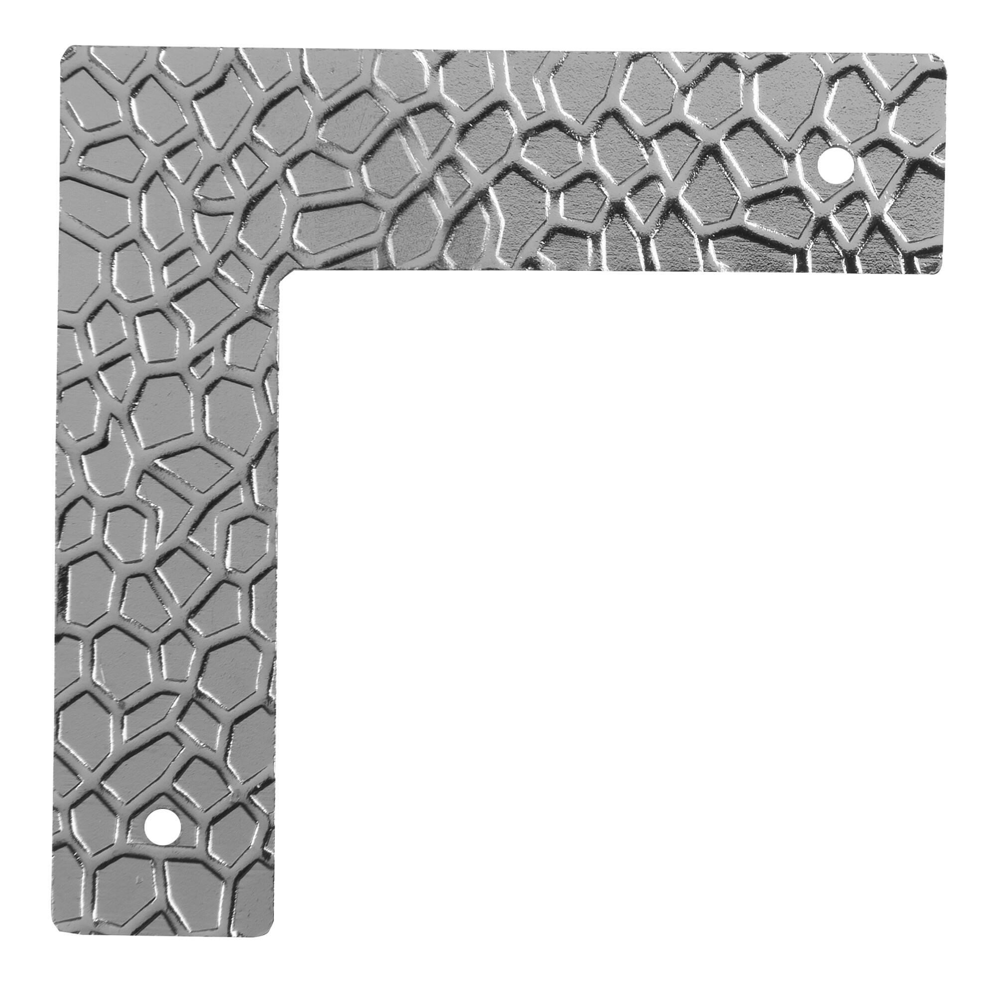 Dritz® Home Small Nickel Textured Campaign Corners, 3 Pack