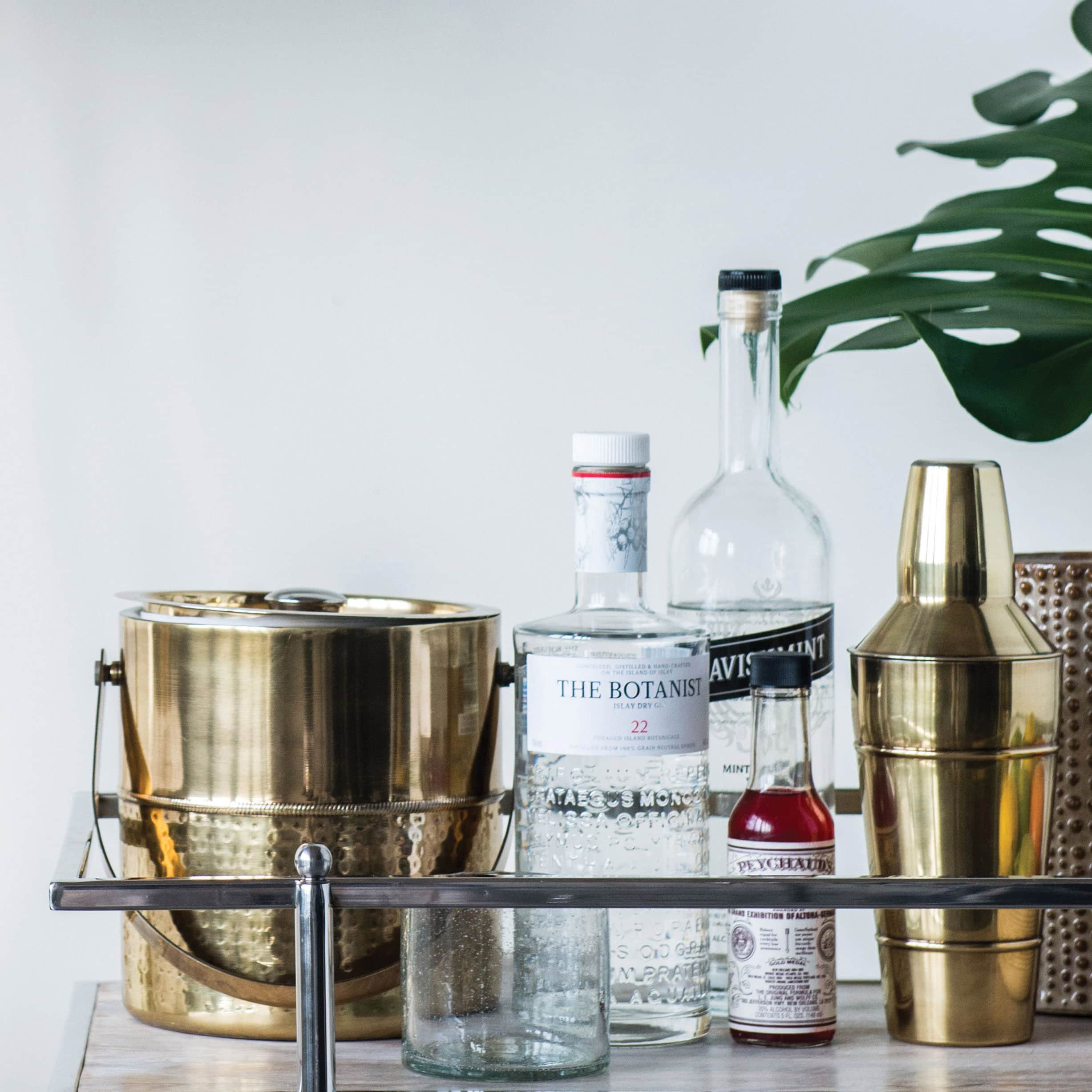 Hello Honey® Gold Stainless Steel Cocktail Shaker