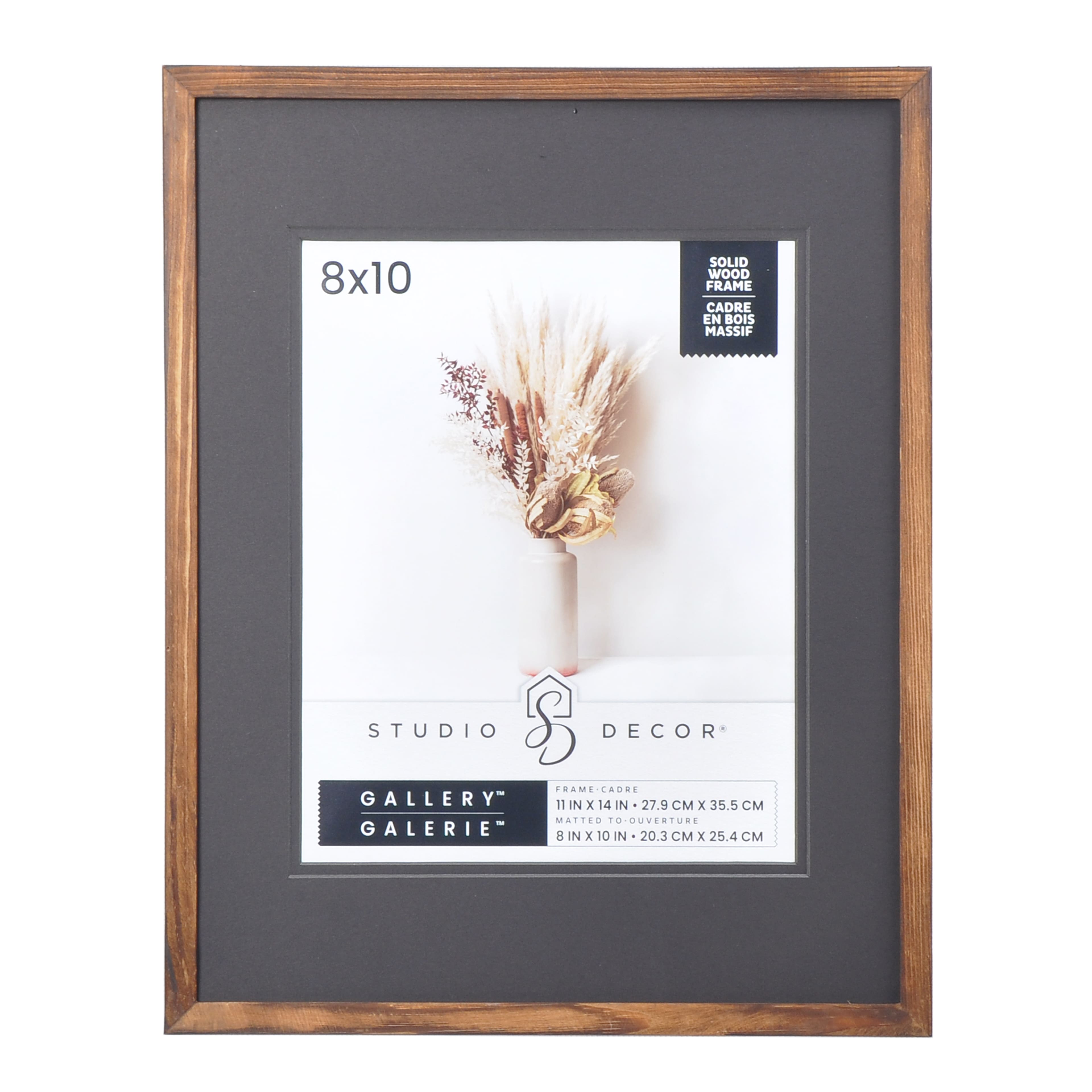 Gallery Dark Wood Frame with Mat by Studio Décor®