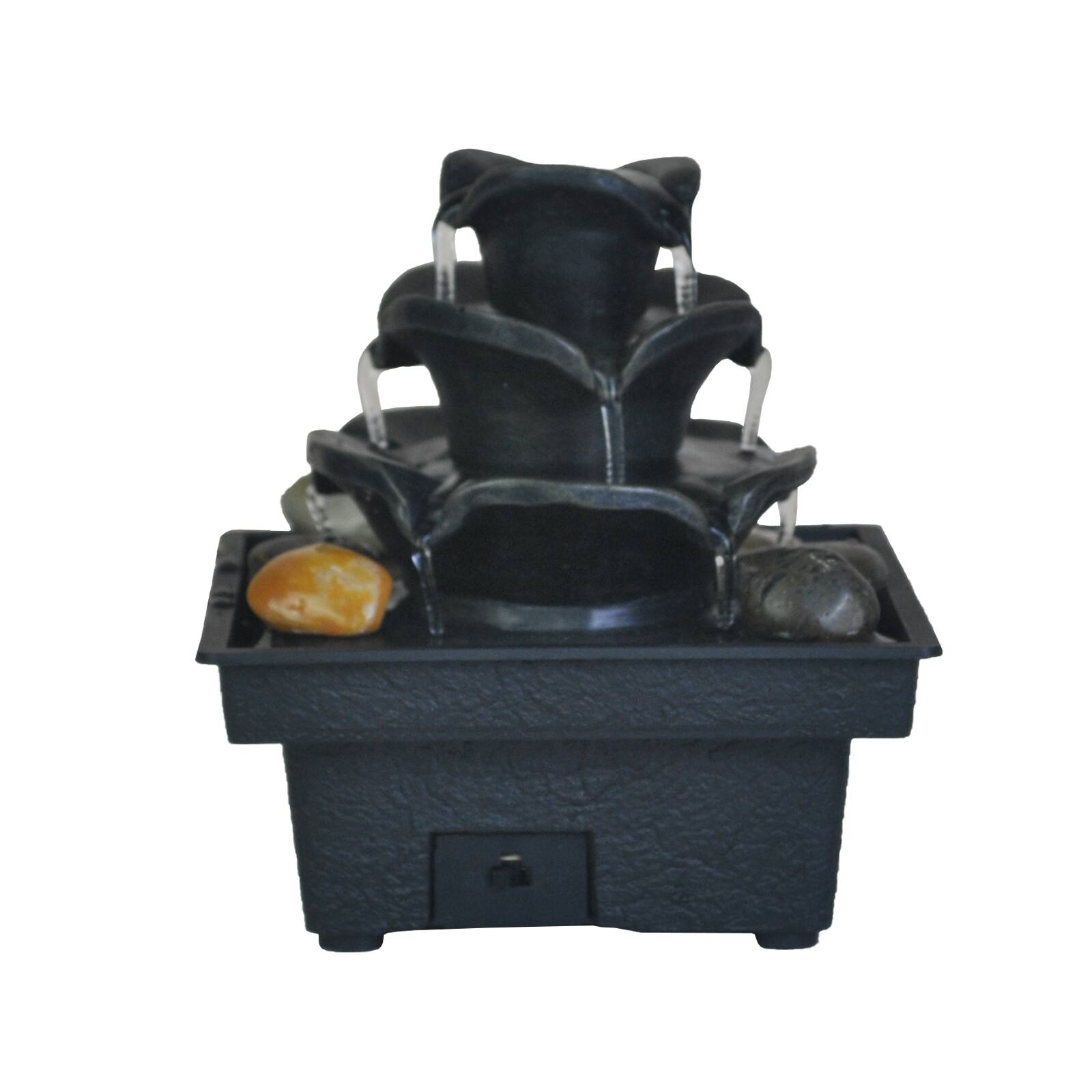 Find the 6" Mini LED Lotus Water Fountain by Ashland®® at Michaels