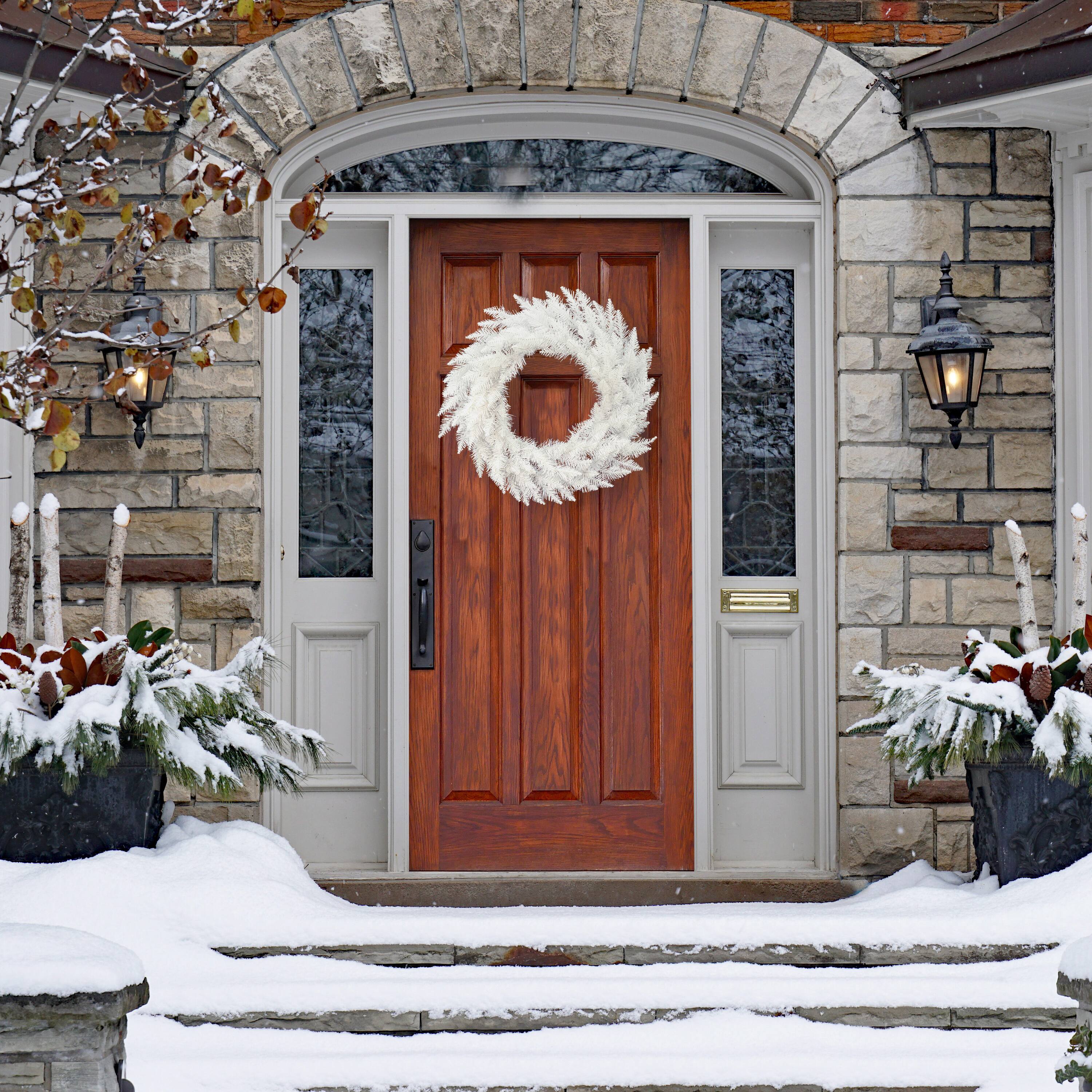 All White Wreath (SY-30) in Sunnyvale, CA