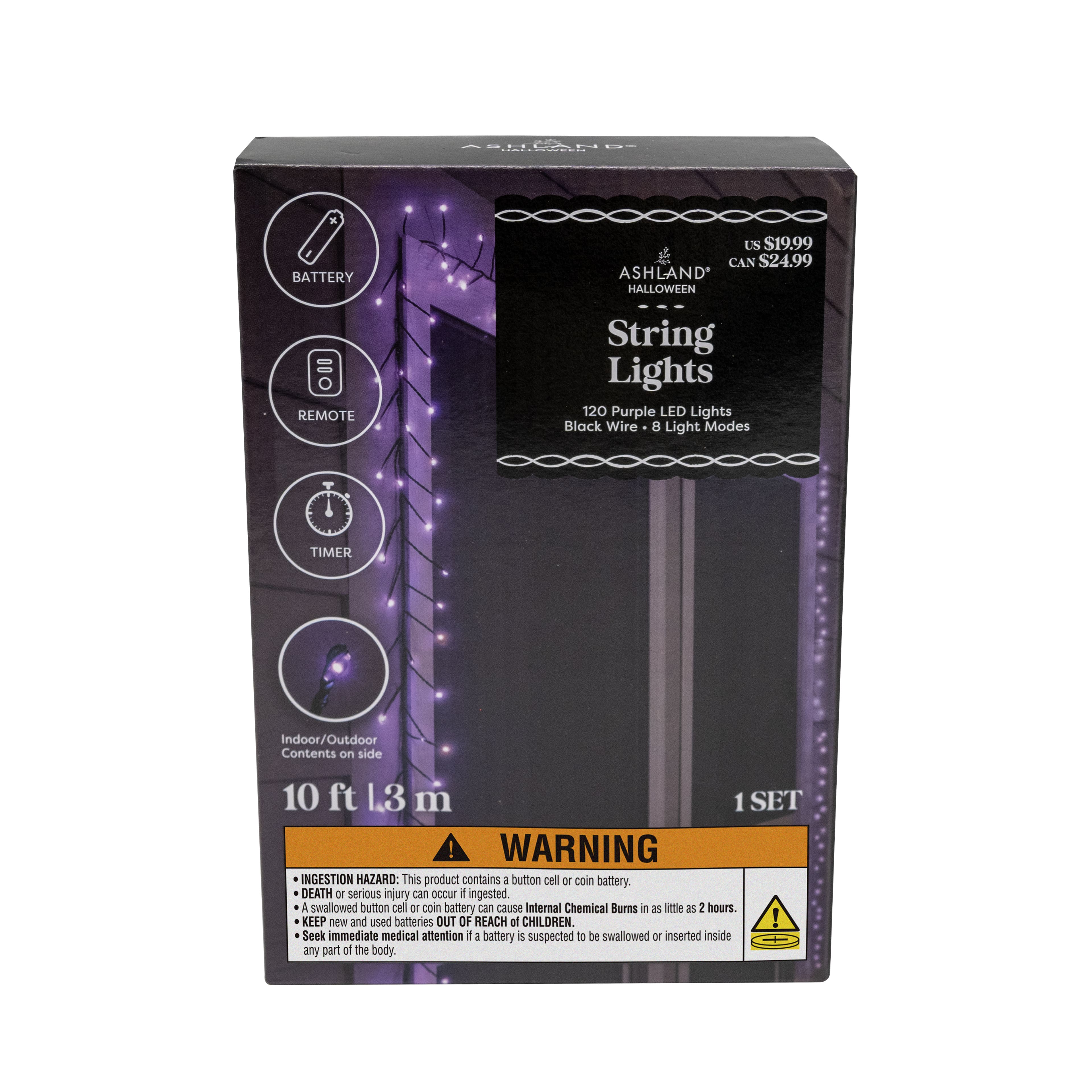 10ft. Purple String Lights by Ashland&#xAE;