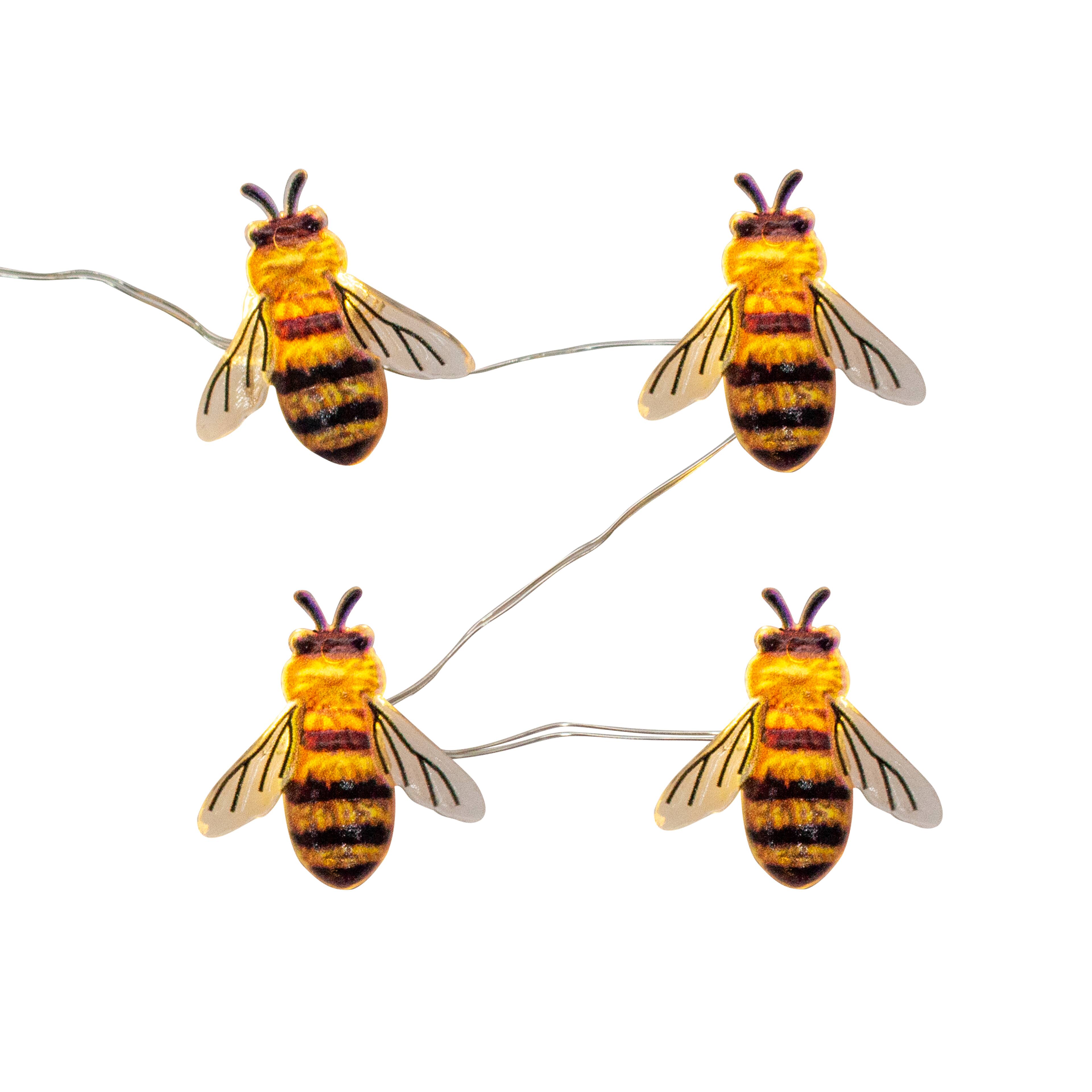 18ct. Bee Icon Warm White LED String Lights by Ashland®