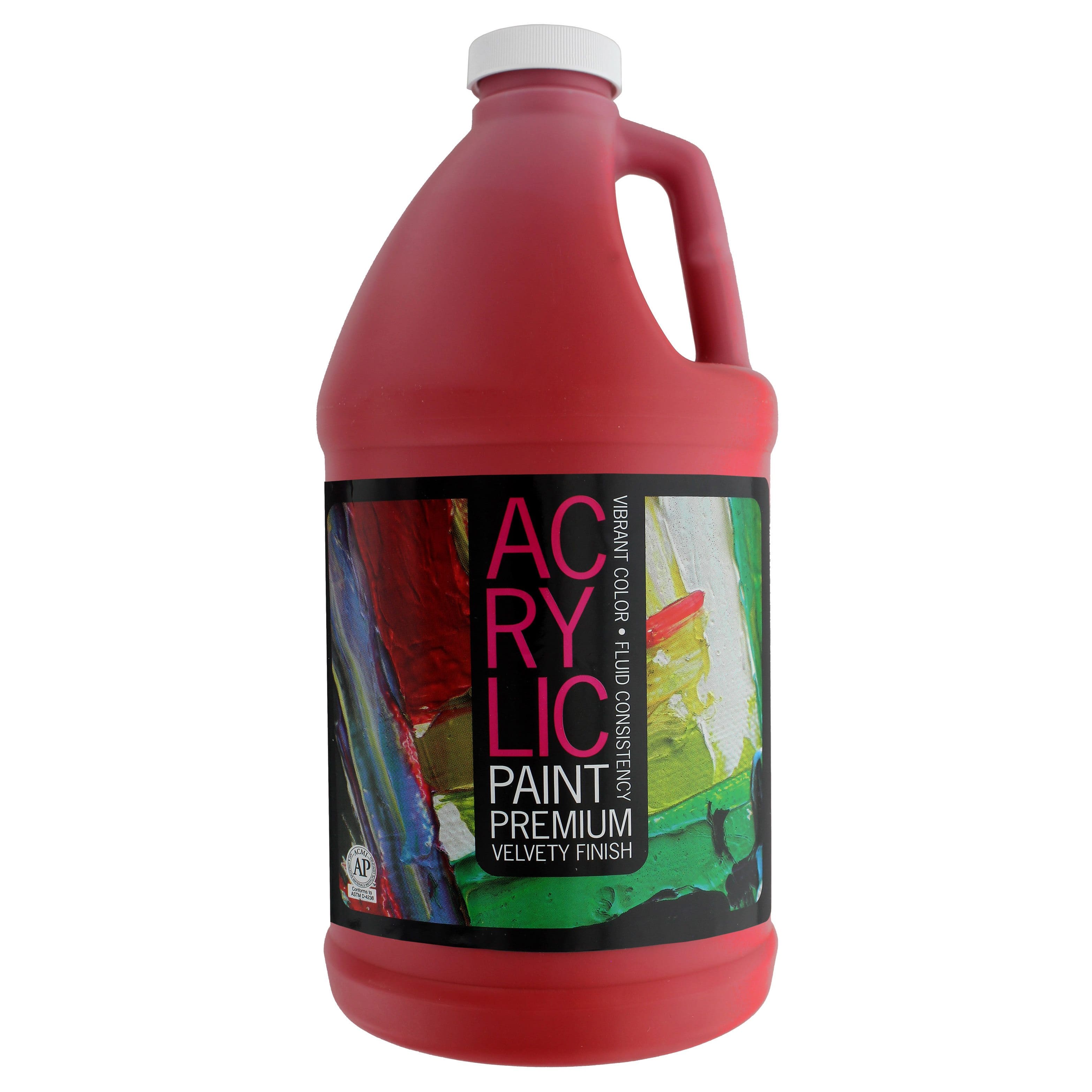 Pro Art&#xAE; Student Grade Acrylic Paint Premium Velvety Finish, 64oz.