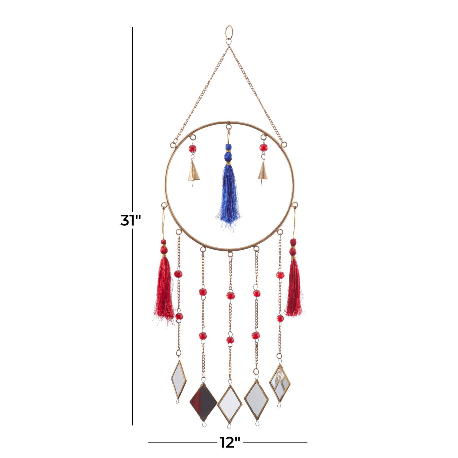 Multi Metal Contemporary Windchime, 31&#x22; x 12&#x22; x 2&#x22;