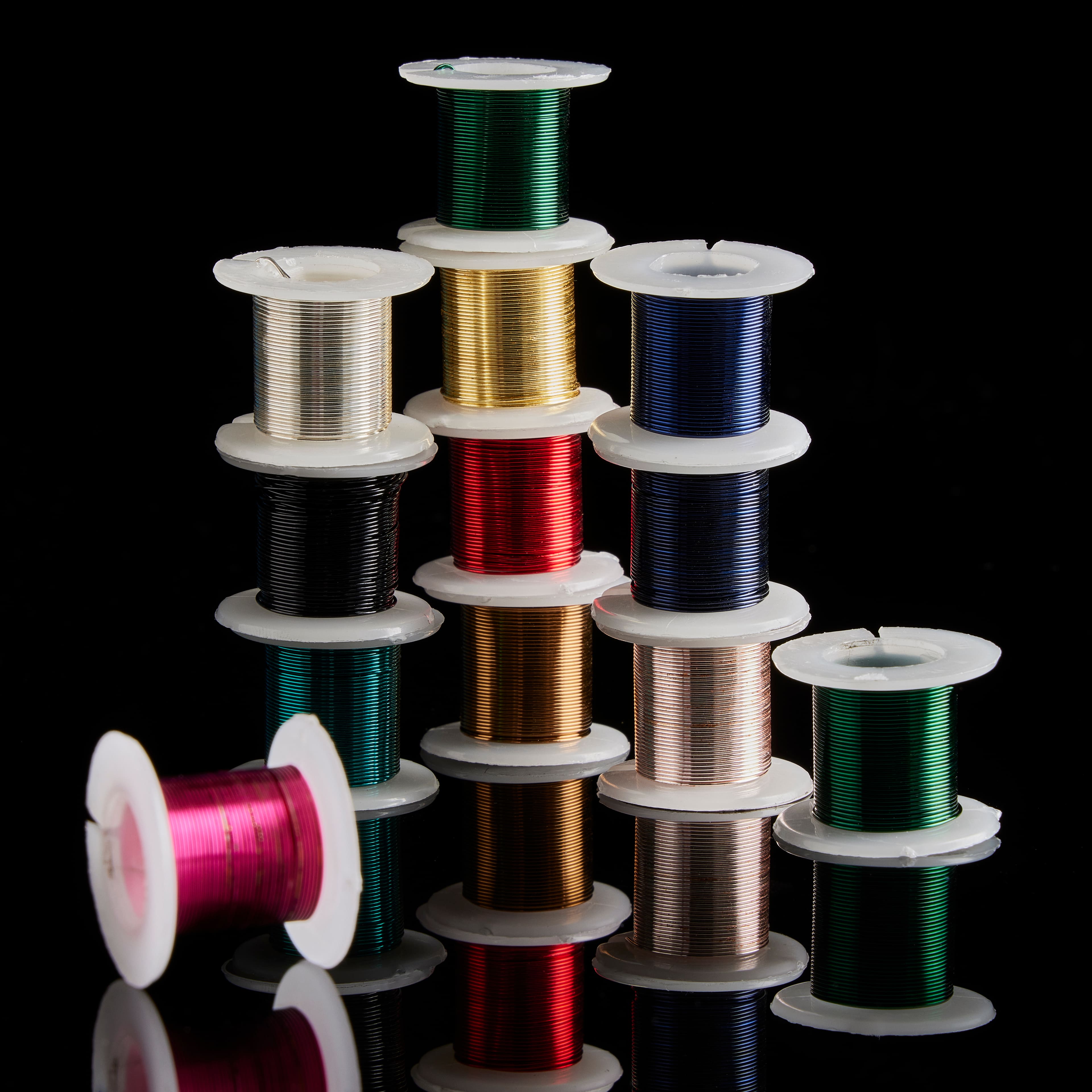 6 Packs: 12 ct. (72 total) Assorted Color Beading Wire by Bead Landing&#x2122;