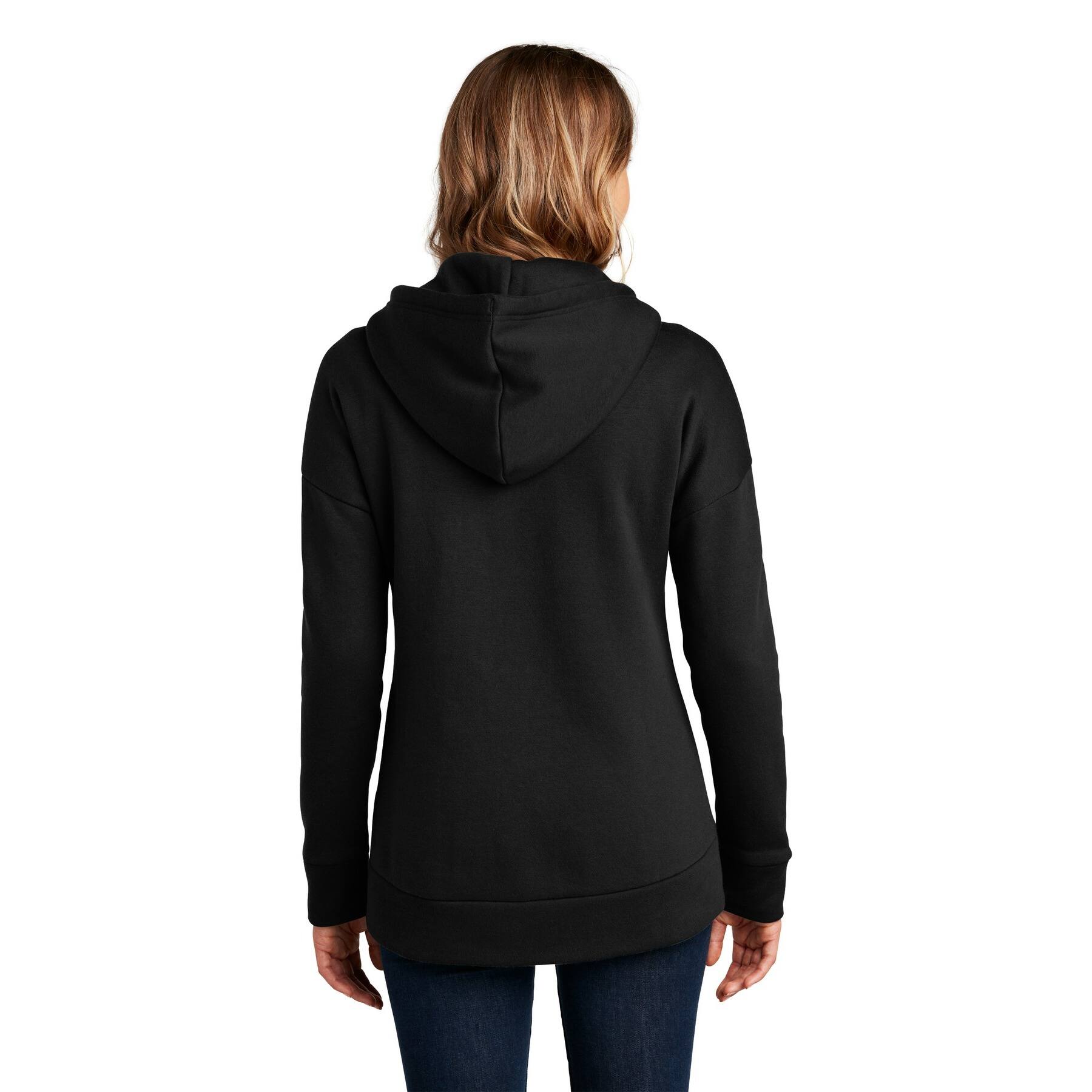 District® Perfect Weight® Women's Fleece Drop Shoulder Full-Zip Hoodie