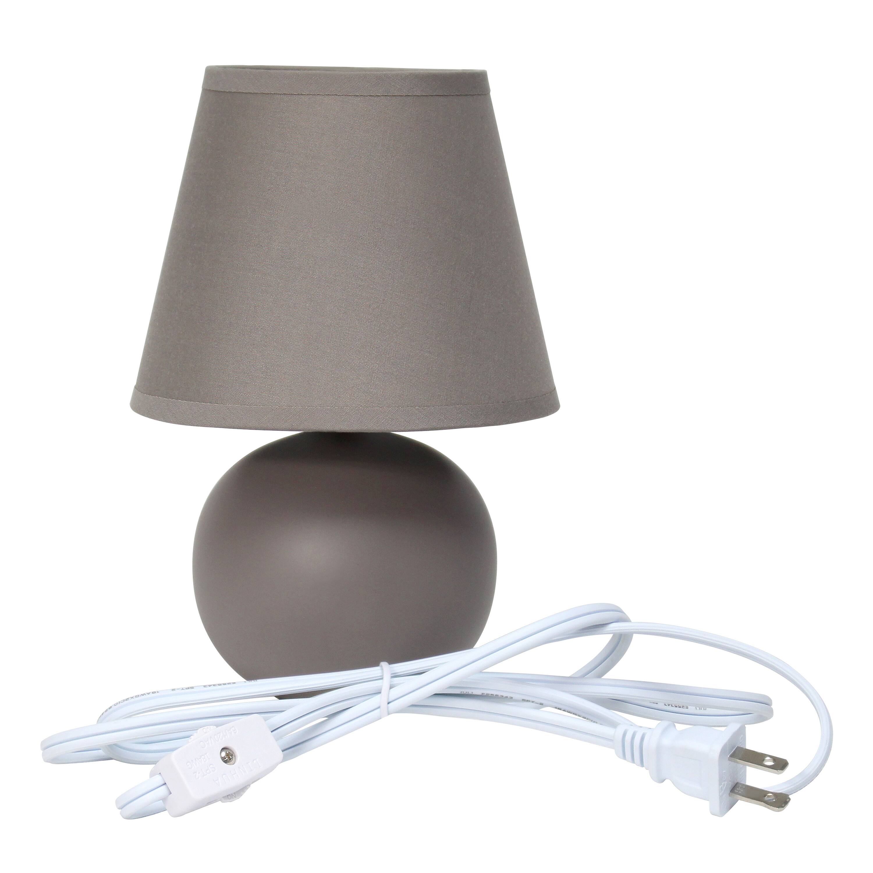 Creekwood Home Nauru 8.5" Ceramic Orb Base Table Lamp