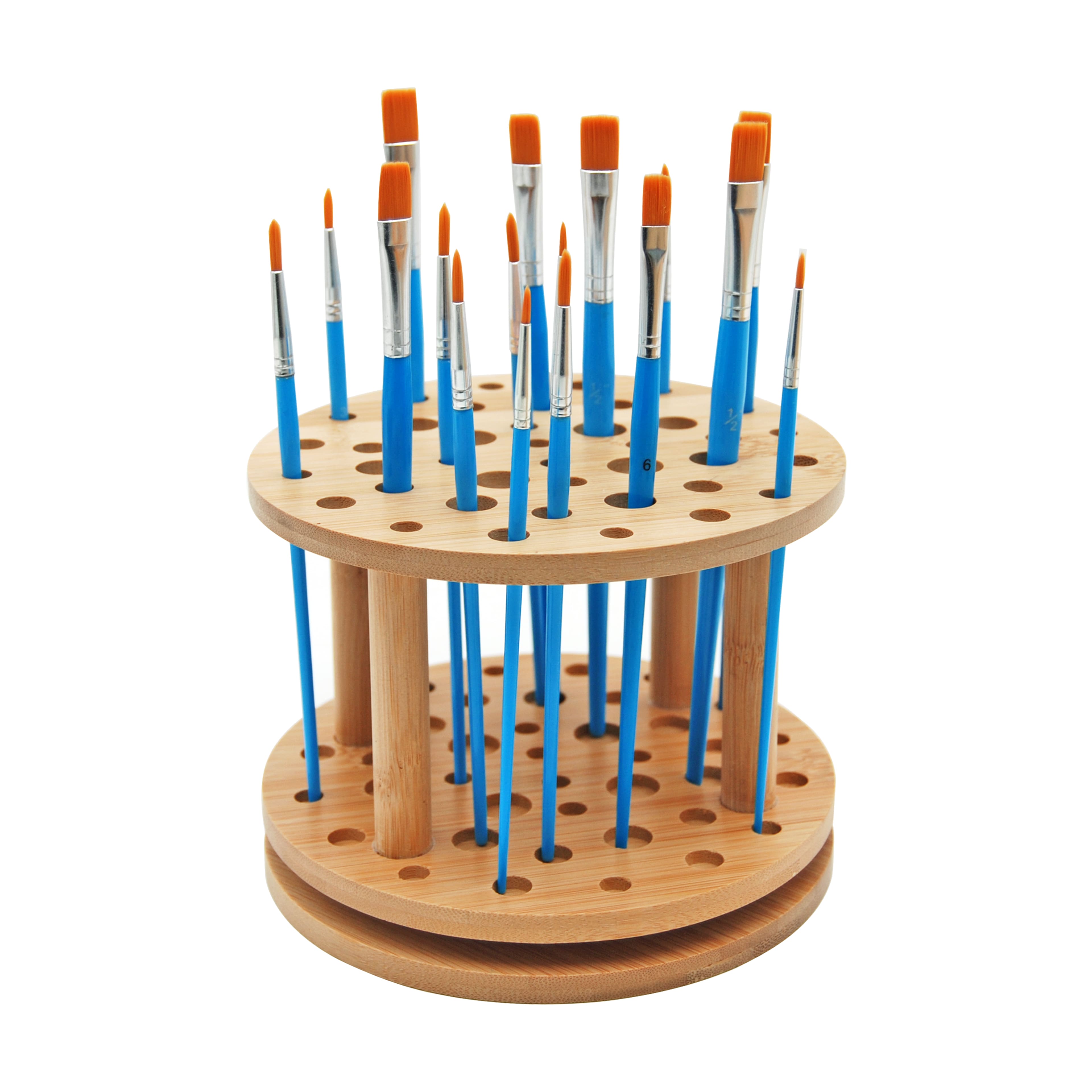 6.25" Rotating Bamboo Paint Brush Organizer by Artist's Loft®