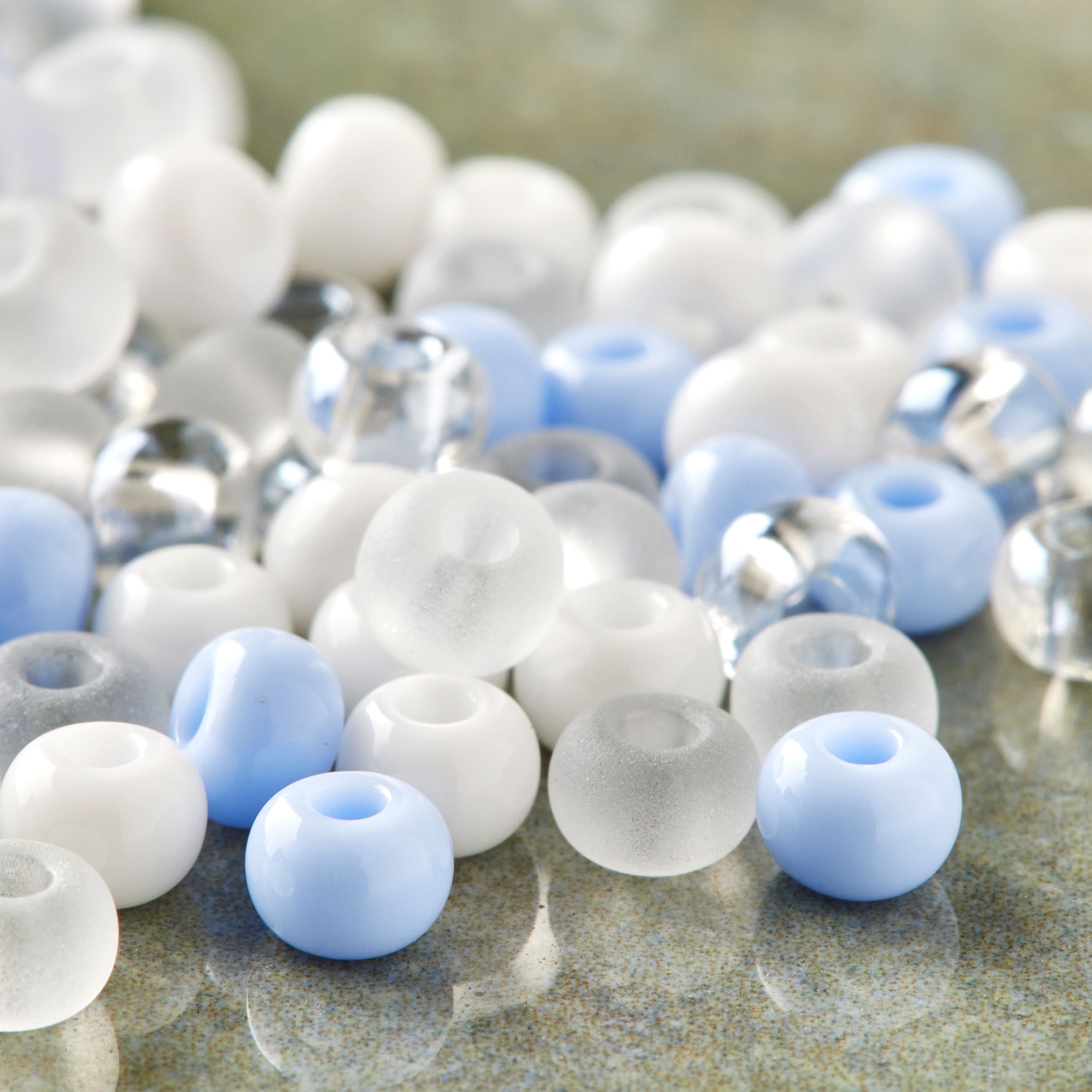 John Bead Czech Glass Seed Beads Mix, 6/0