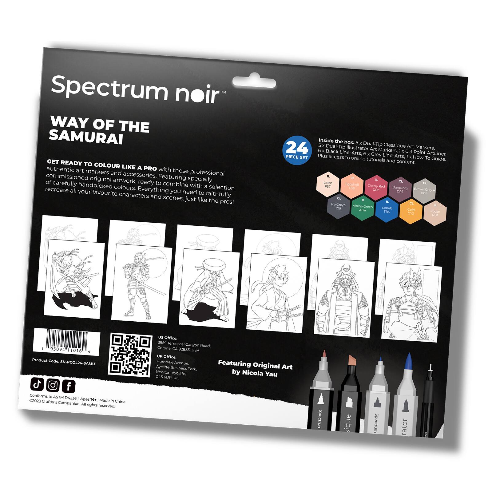 Spectrum Noir™ Pro Colour Way of the Samurai Kit