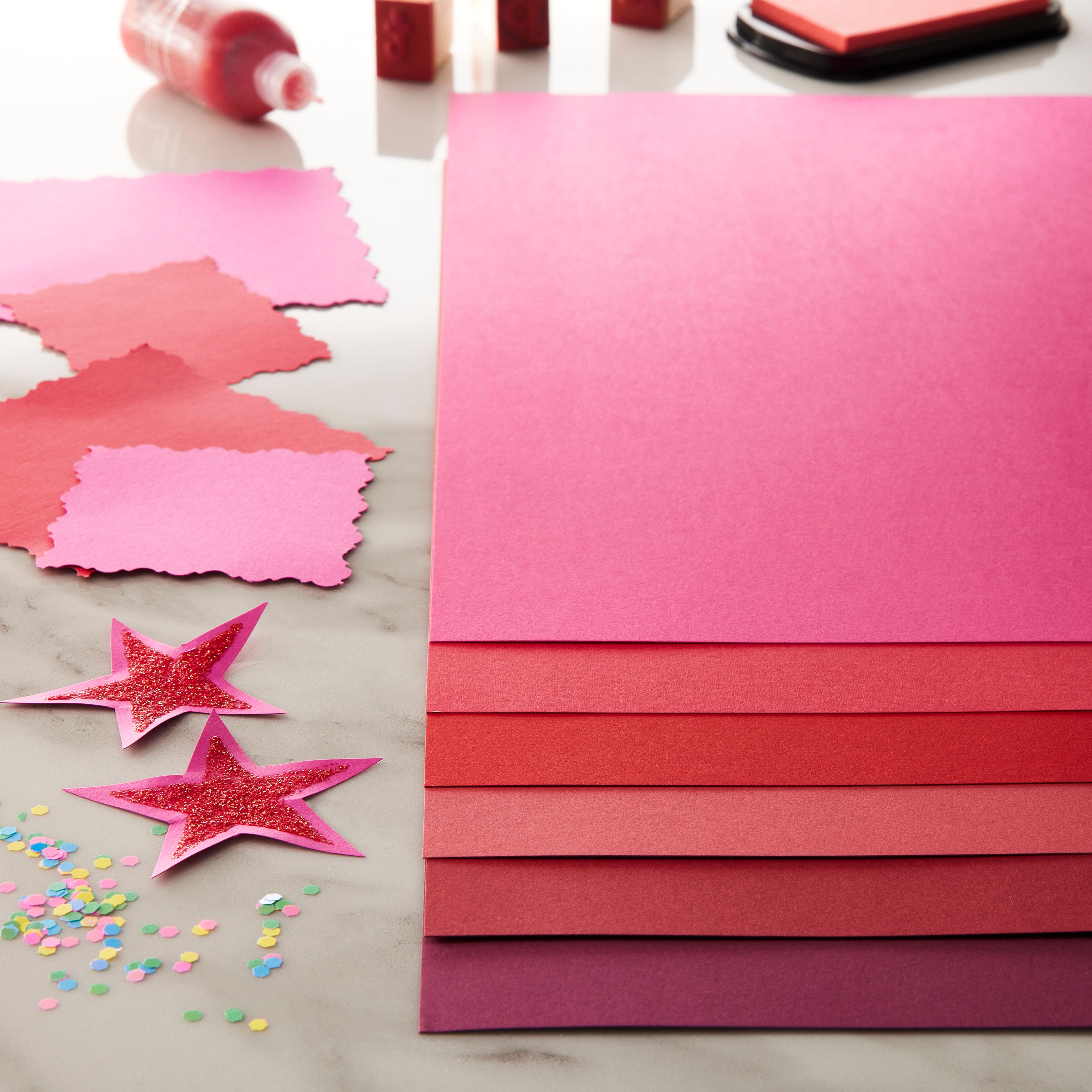 Red Palette 12&#x22; x 12&#x22; Cardstock Paper by Recollections&#x2122;, 100 Sheets