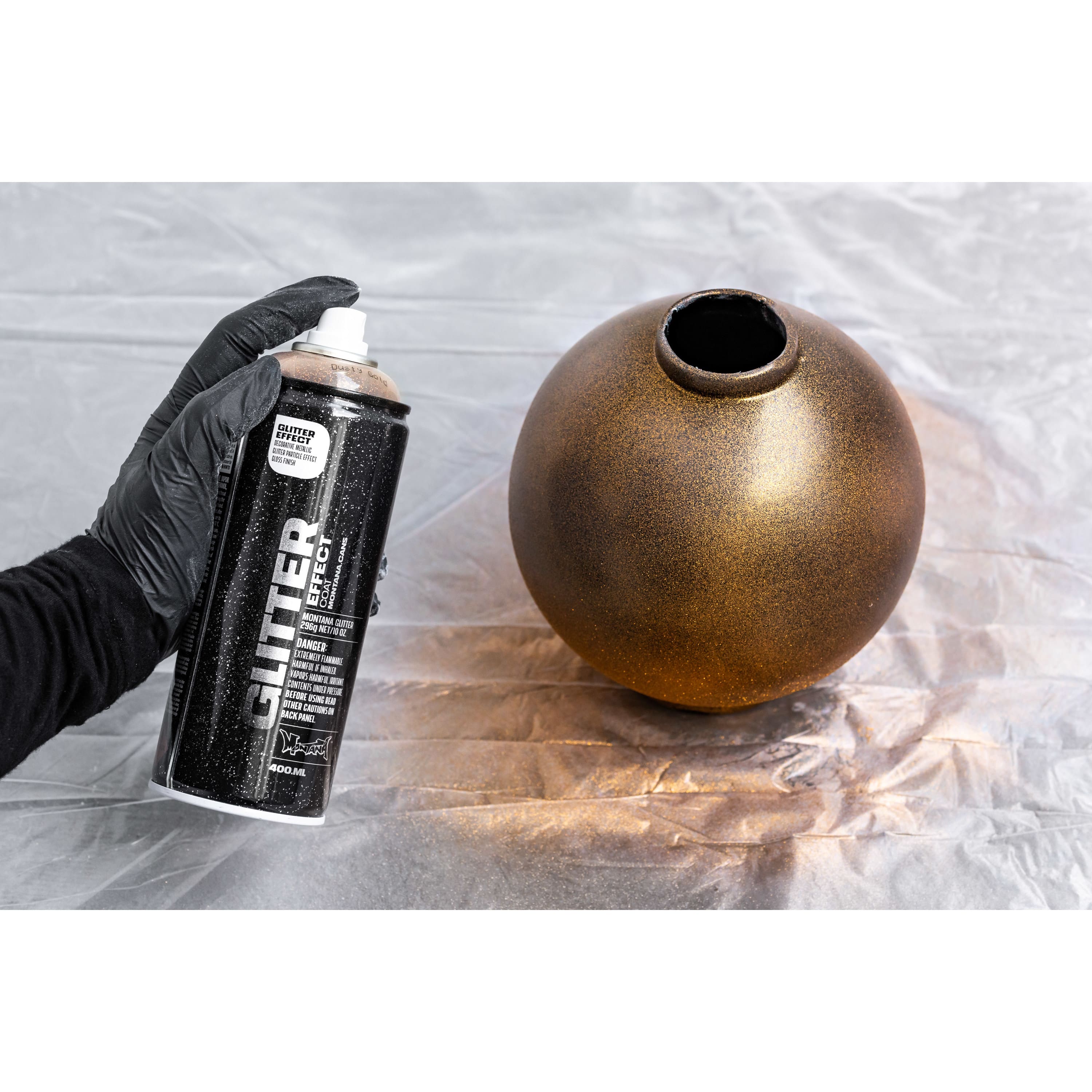 Montana&#x2122; Glitter Effect Silver Glitter Coat Spray