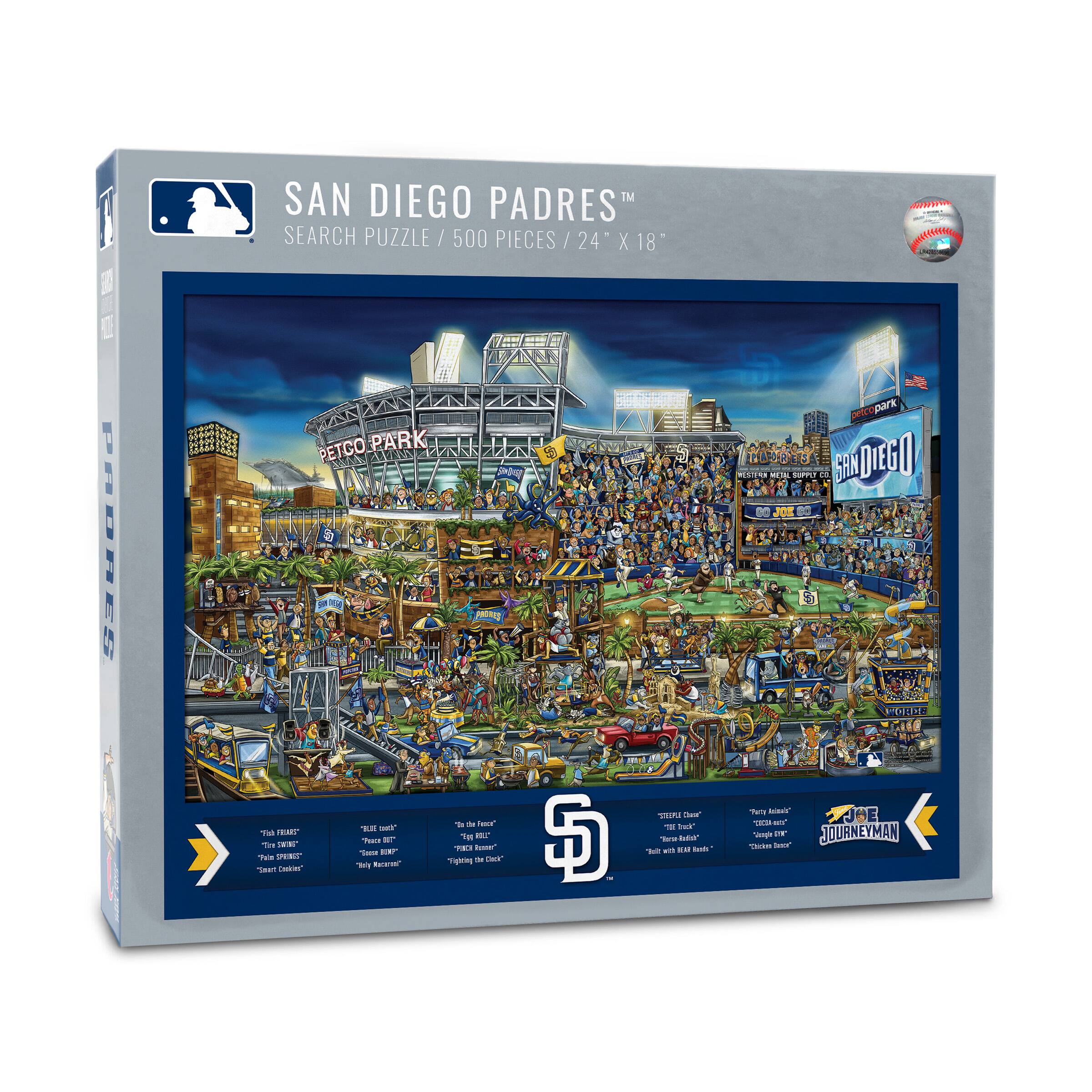 Joe Journeyman San Diego Padres™ 500 Piece Jigsaw Puzzle