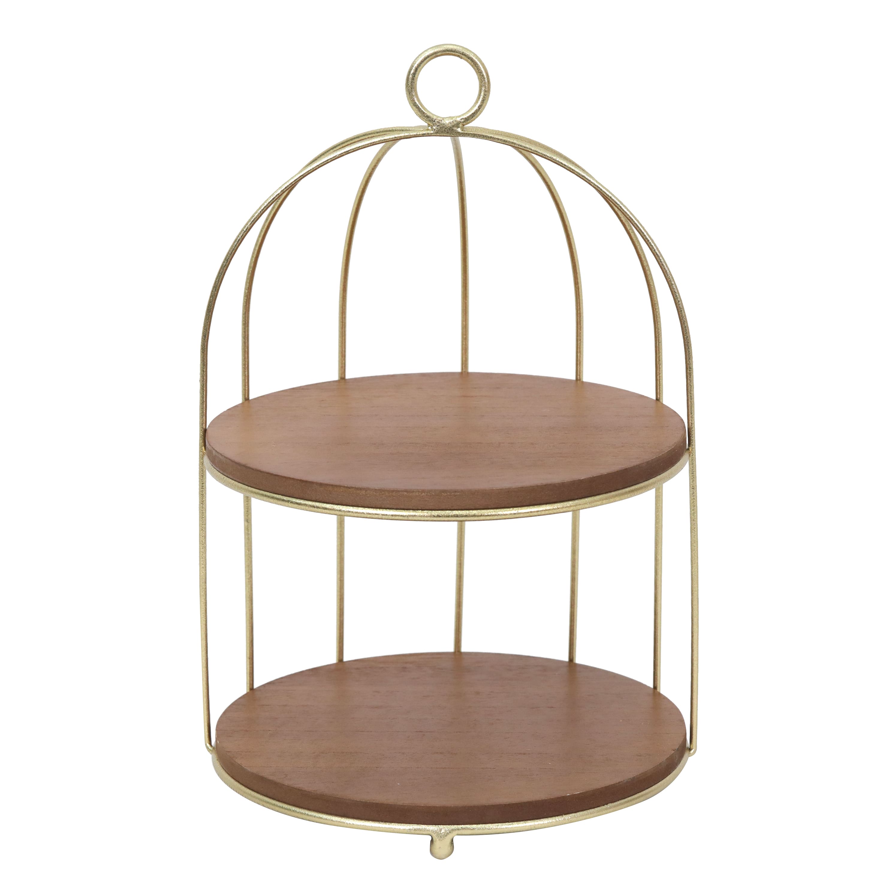 13&#x22; Two-Tier Wood Tray Tabletop D&#xE9;cor by Ashland&#xAE;