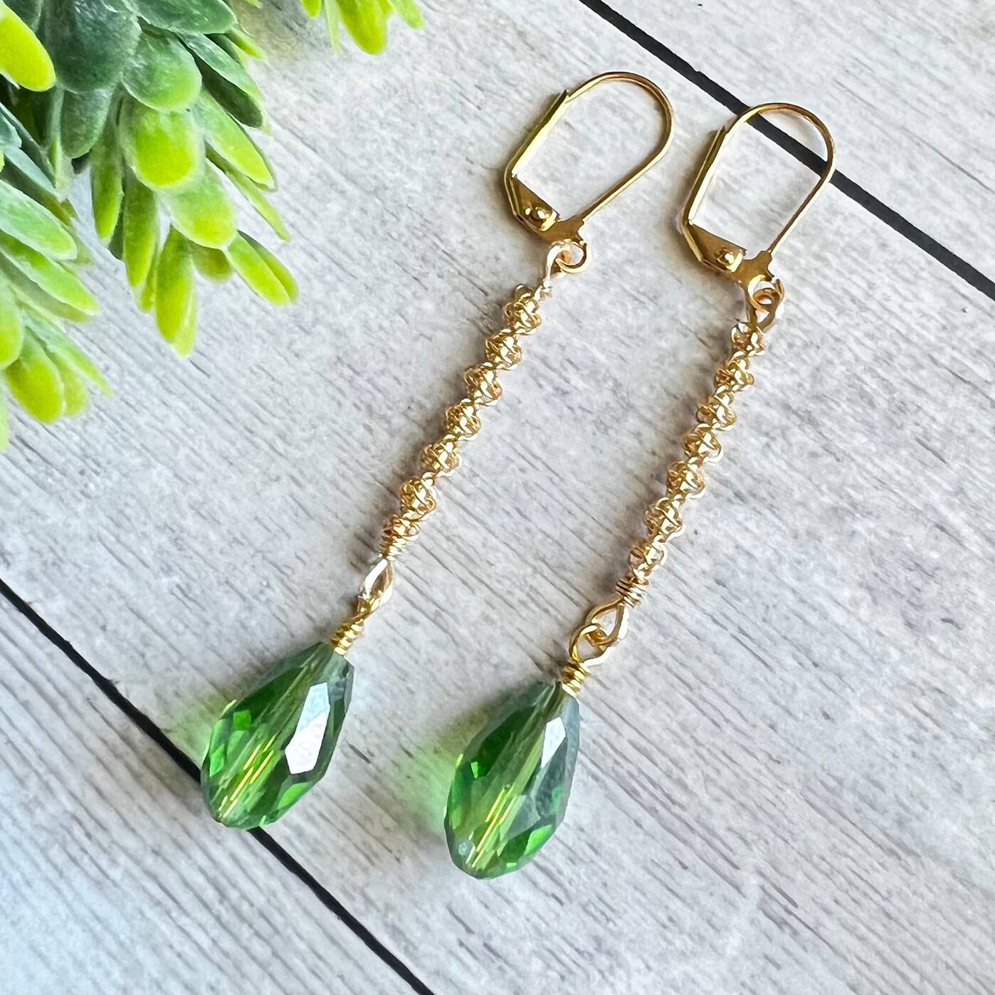 Knotted Wire Shoulder Duster Earrings