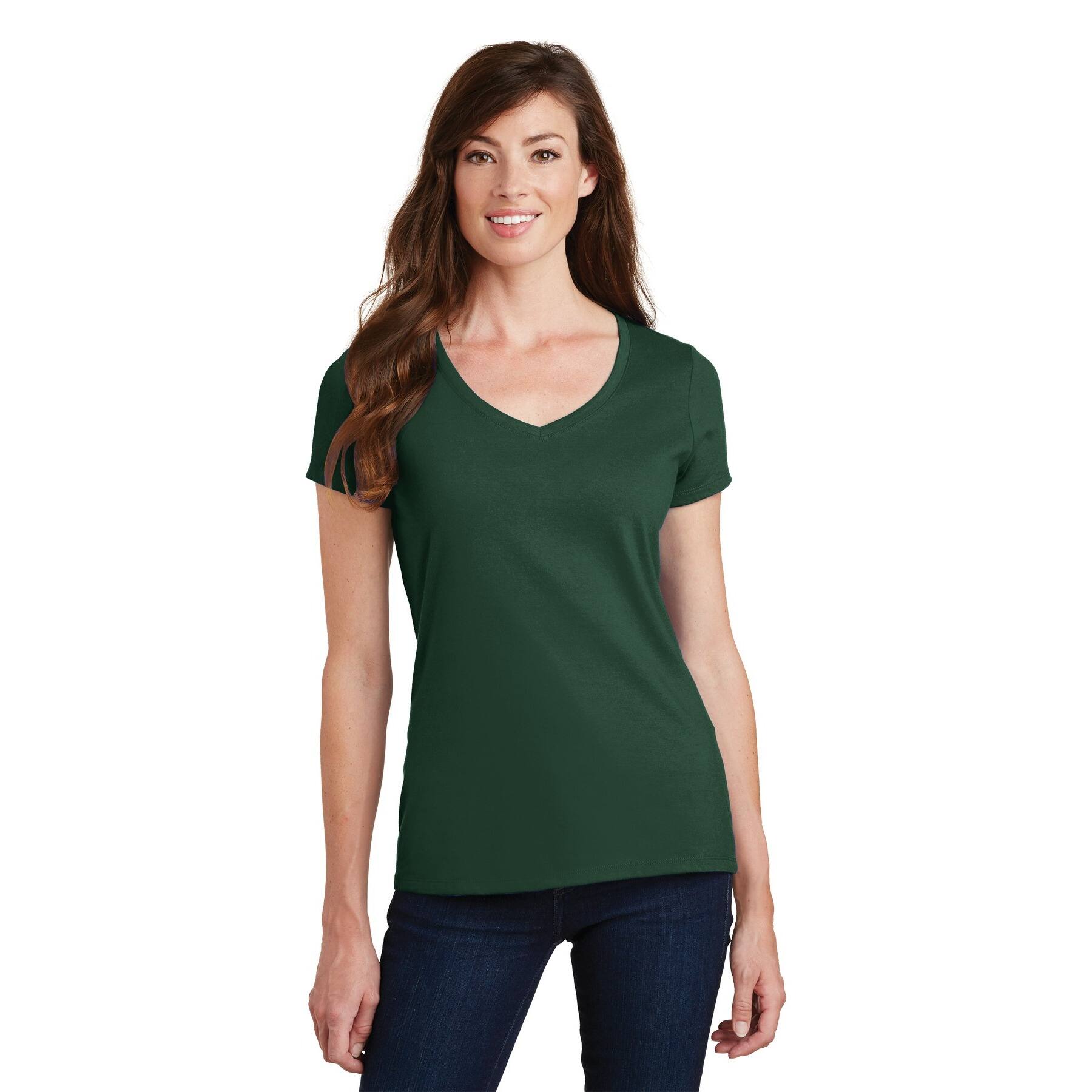 Port & Company® Fan Favorite™ Ladies V-Neck T-Shirt