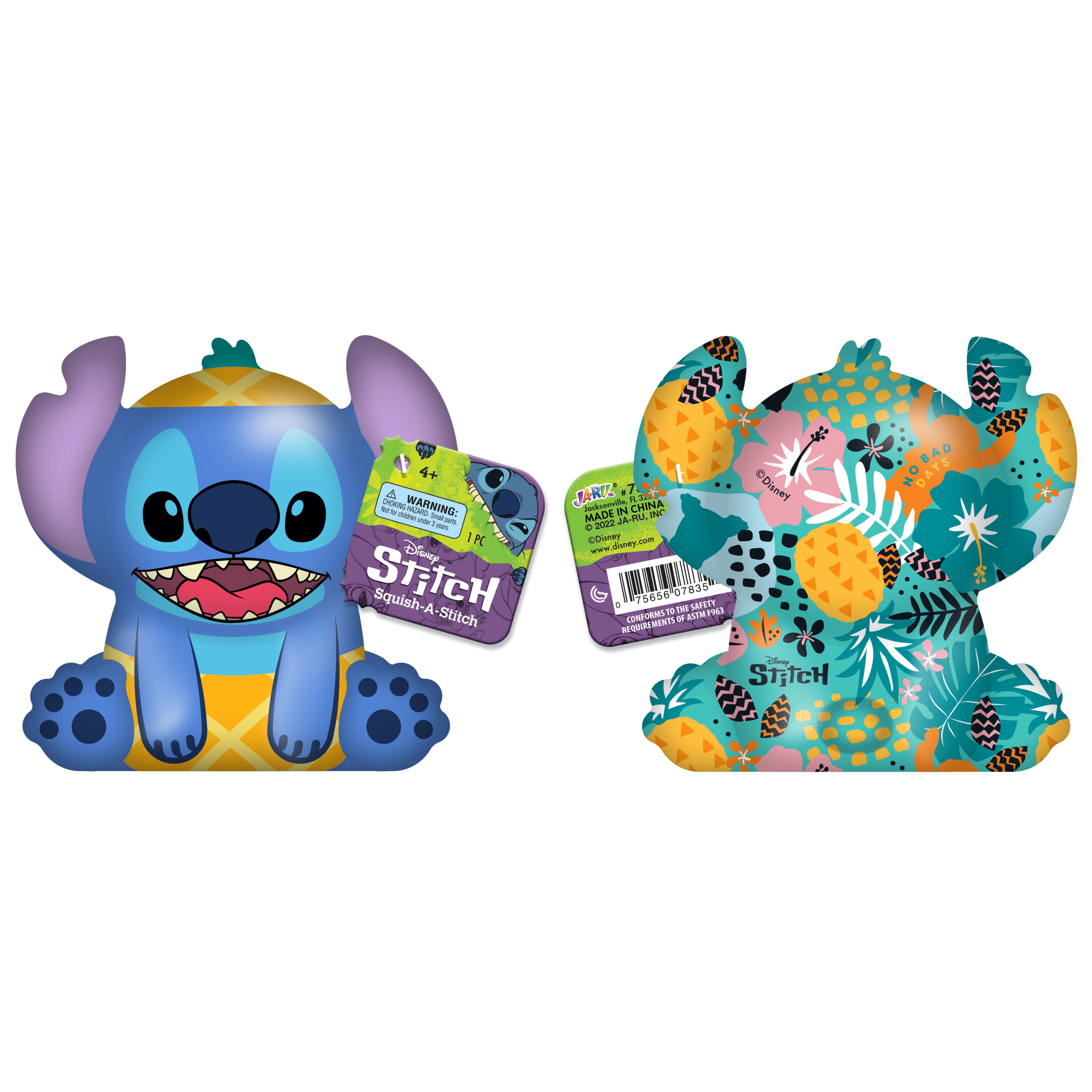 Assortiment de jouets spongieux Stitch de Disney