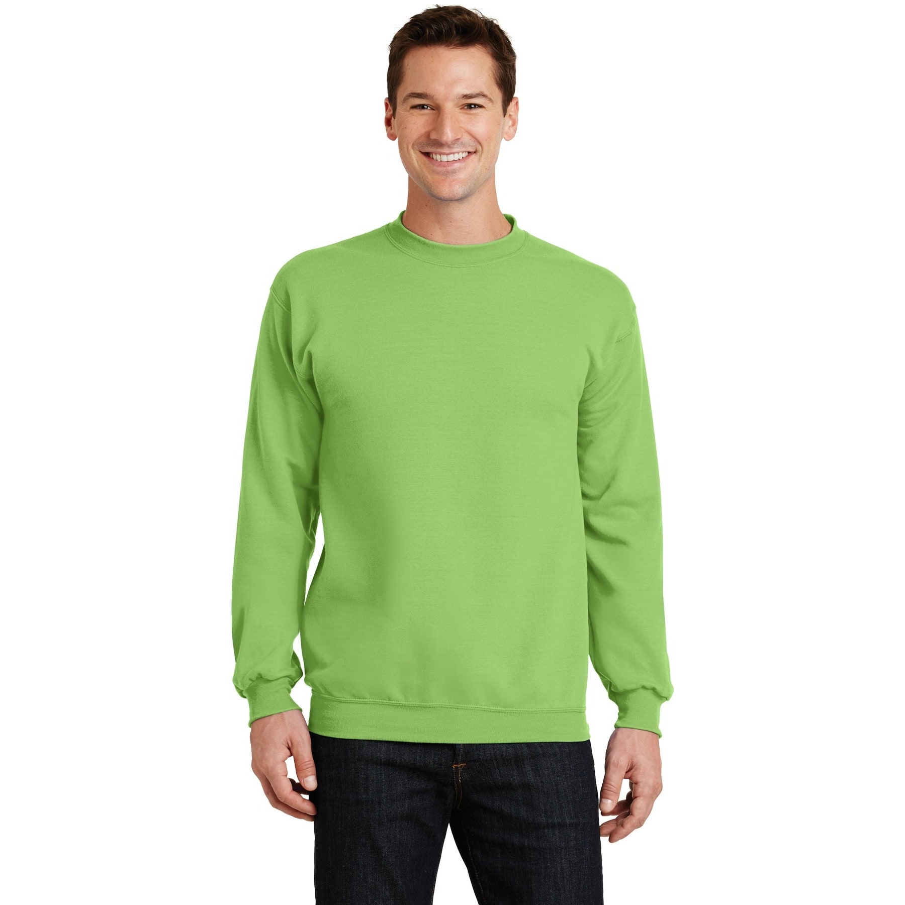 Port & Company® Brights Core Fleece Crewneck Sweatshirt
