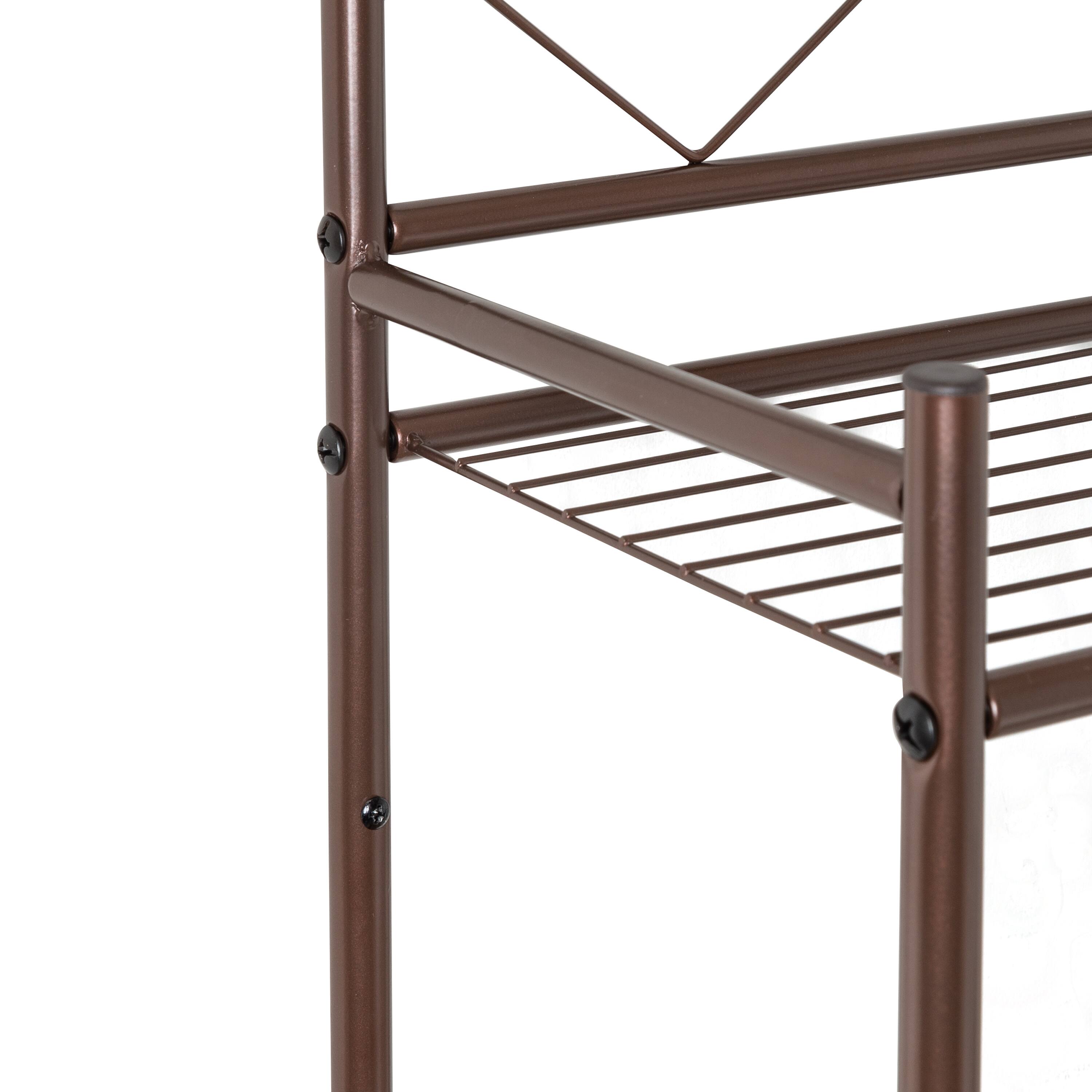 Honey Can Do Oil-Rubbed Bronze Over-the-Toilet Space Saver Shelving Unit