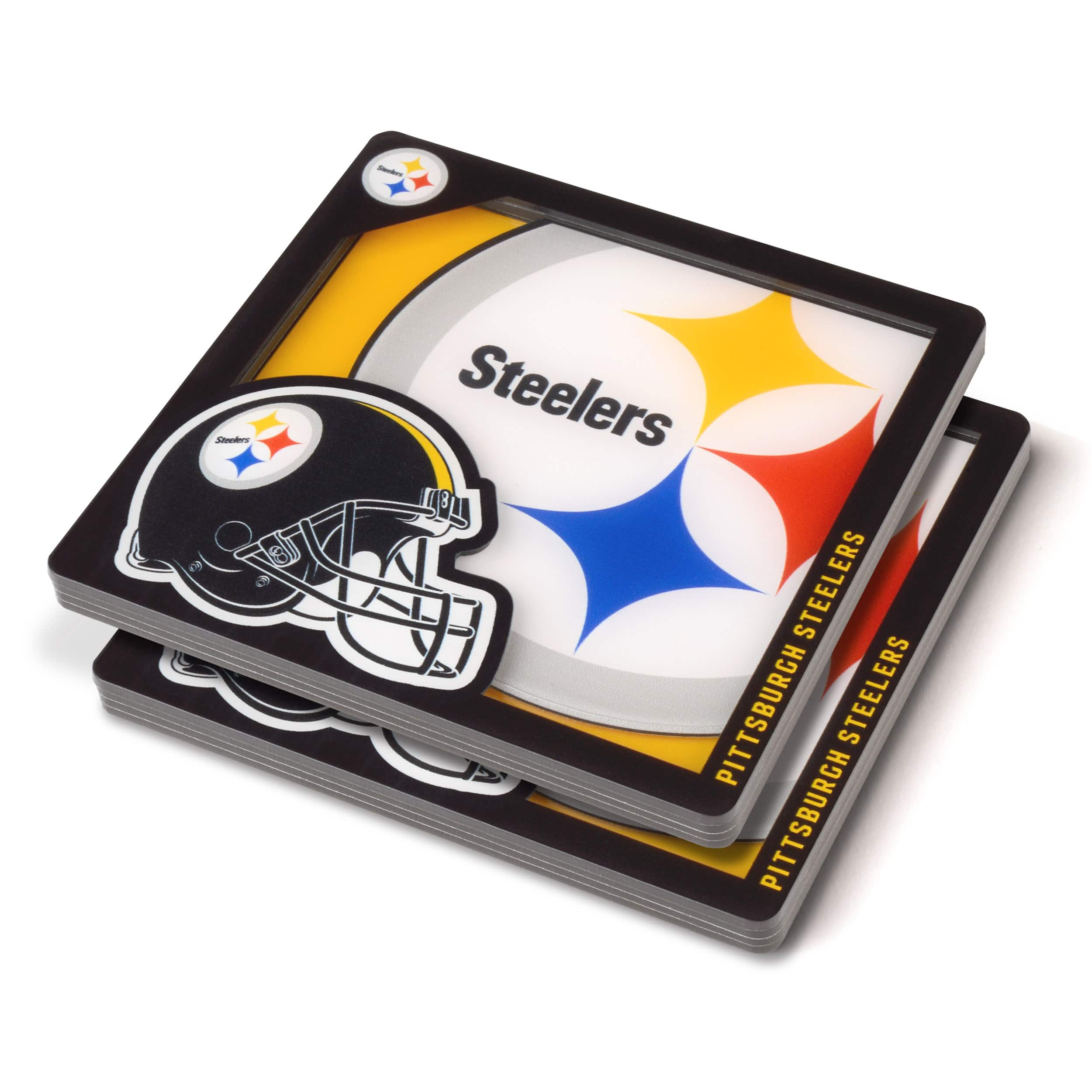 3D NFL Stadium Coaster Set - Pittsburgh Steelers