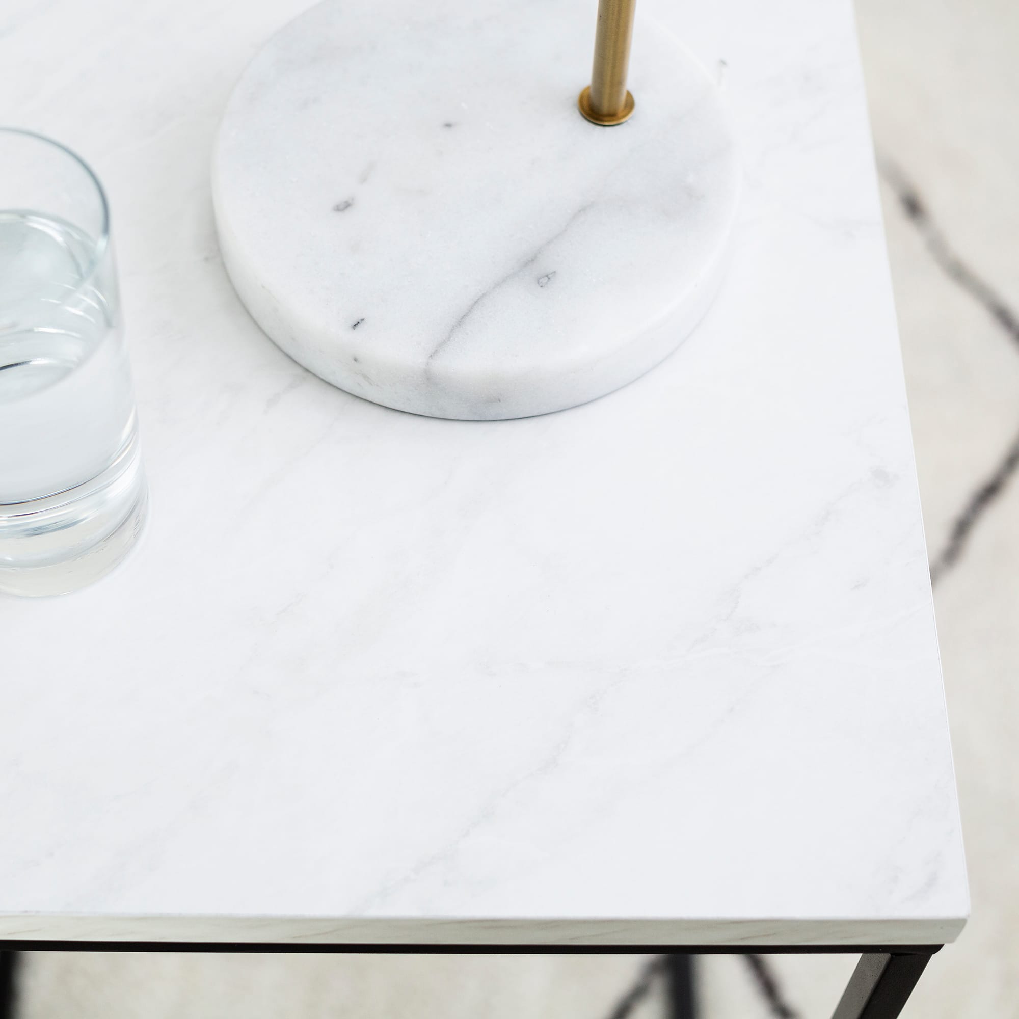 Walker Edison Modern Square Side Table