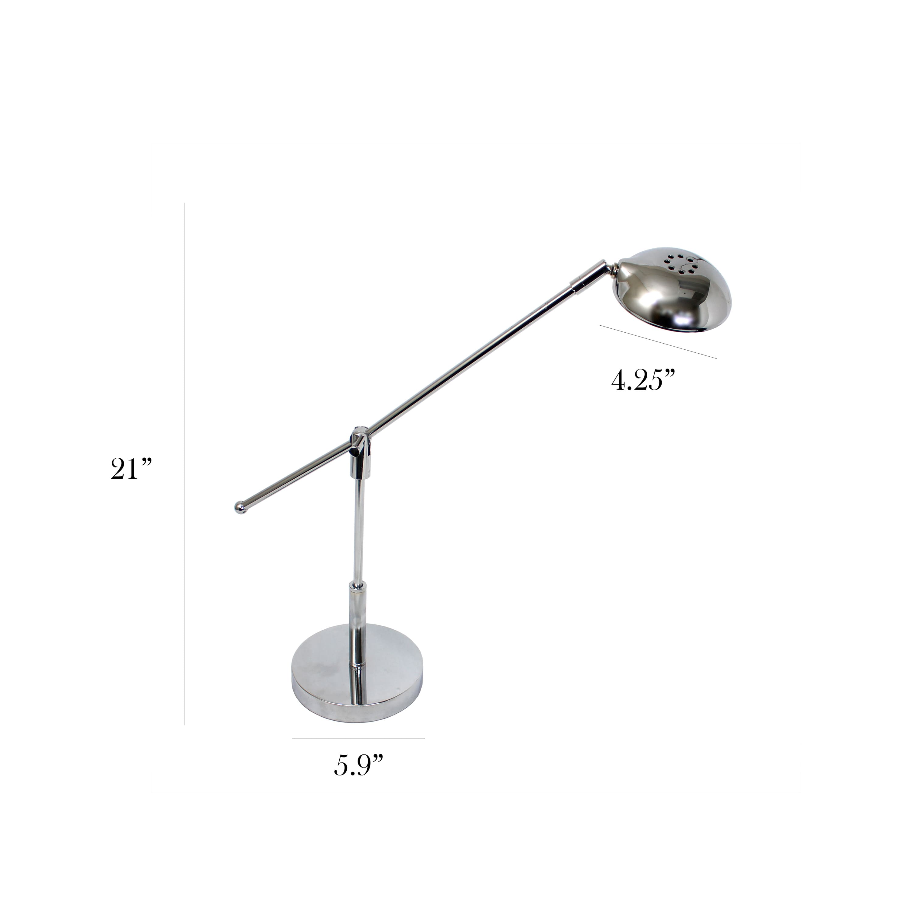 Simple Designs&#x2122; 21&#x22; 3W Balance Arm LED Desk Lamp with Swivel Head