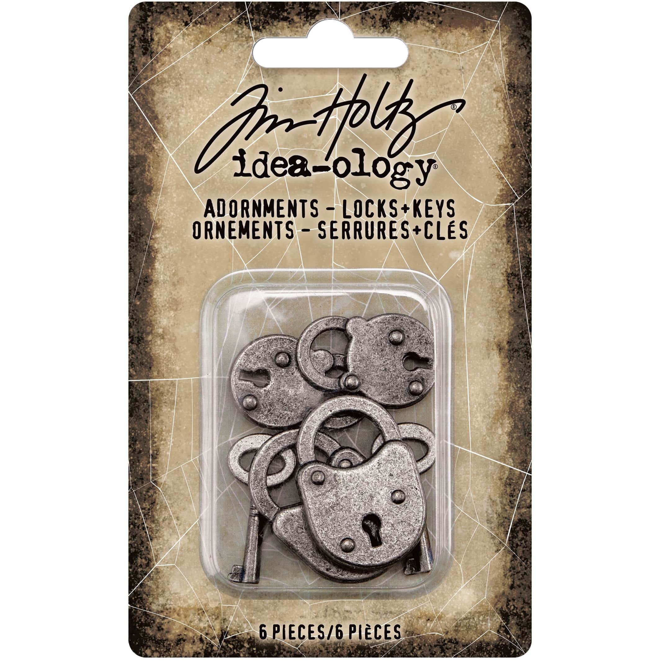 Idea-Ology Metal Locks &#x26; Keys Adornments