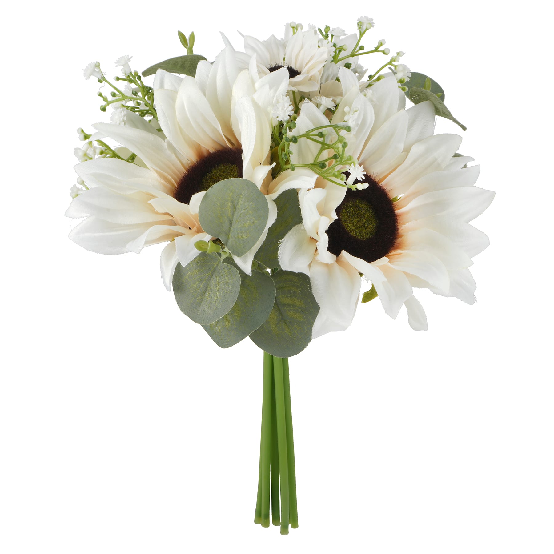 12.5&#x22; White Sunflower &#x26; Daisy Bouquet by Ashland&#xAE;
