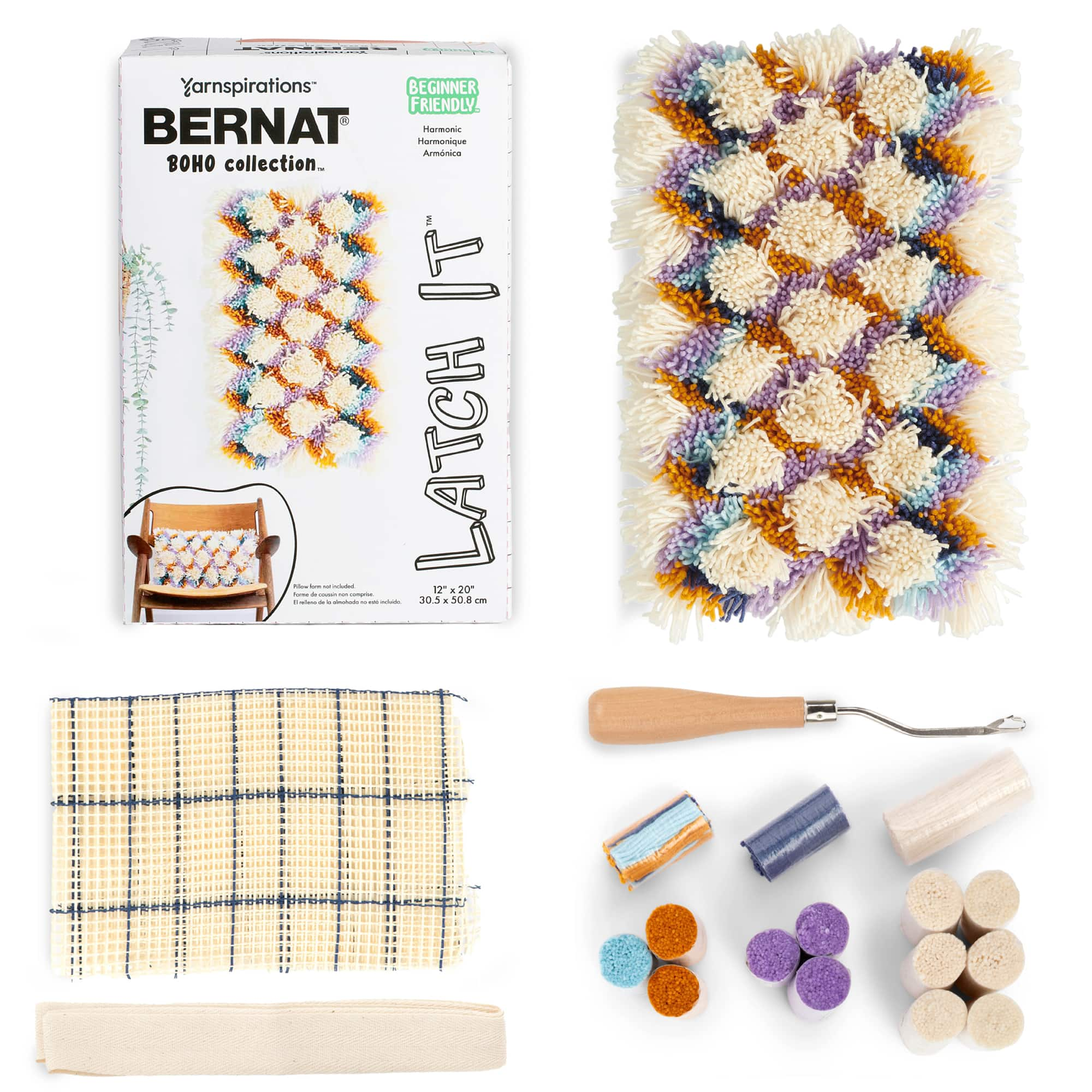 Bernat&#xAE; Latch It&#x2122; Harmonic Boho Yarn Kit