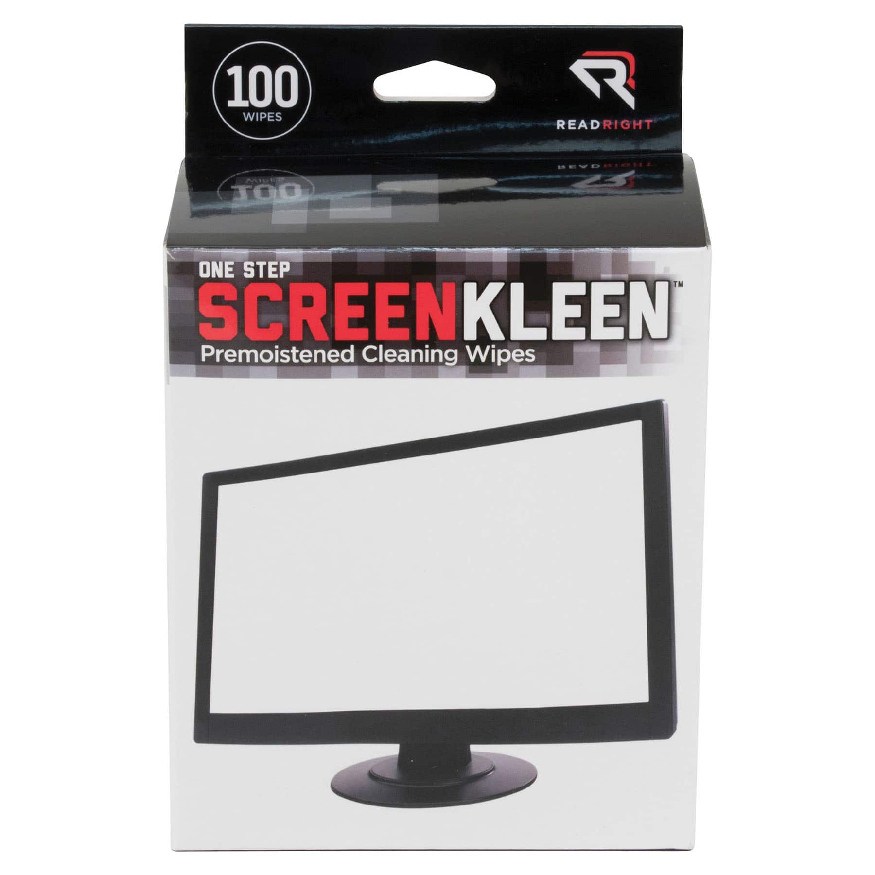 Read Right® Screen Kleen™ One Step Screen Cleaner Wet Wipes, 100ct.