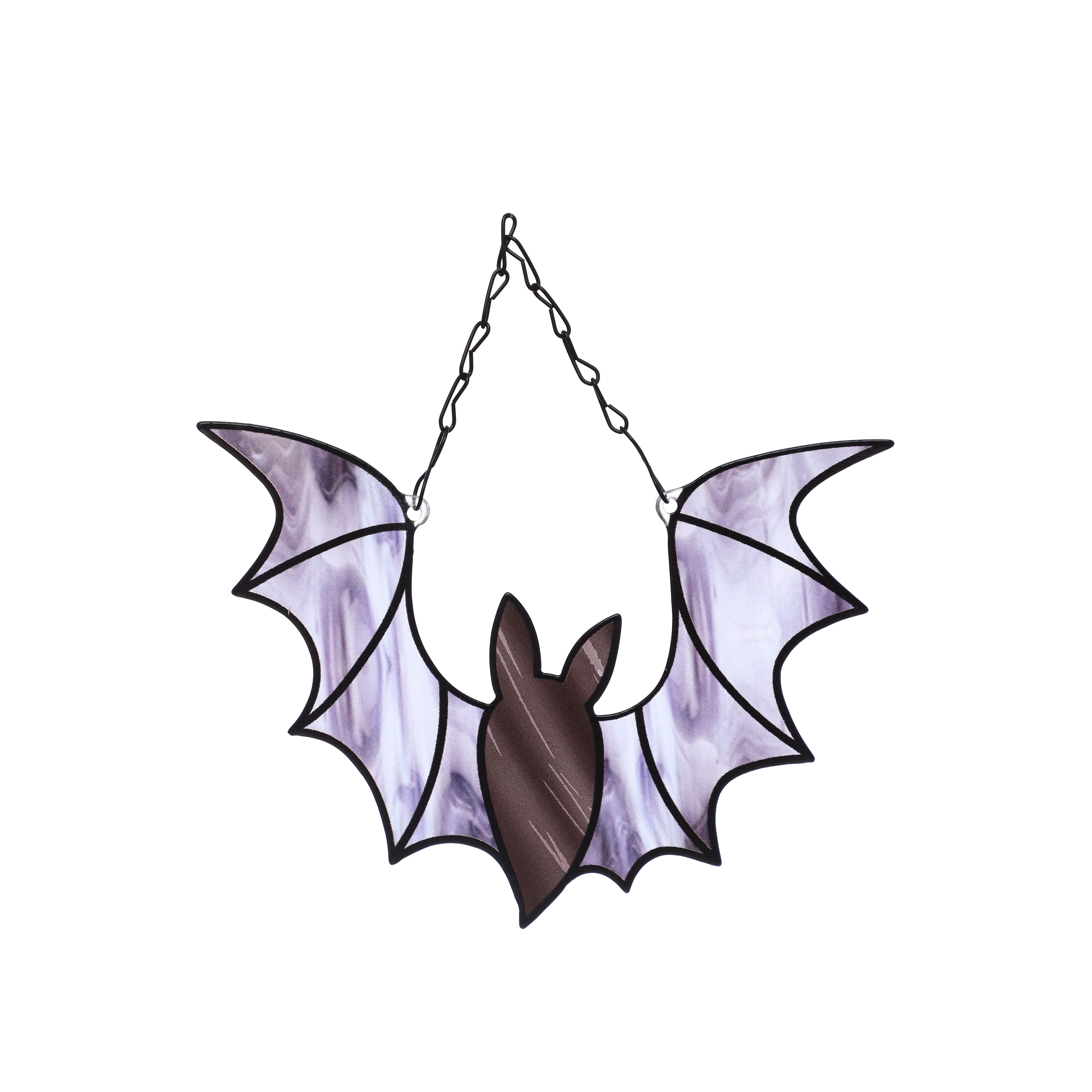 Chauve-souris en vol murale d&#xE9;corative en verre de 24,1&#xA0;cm d&#x2019;Ashland